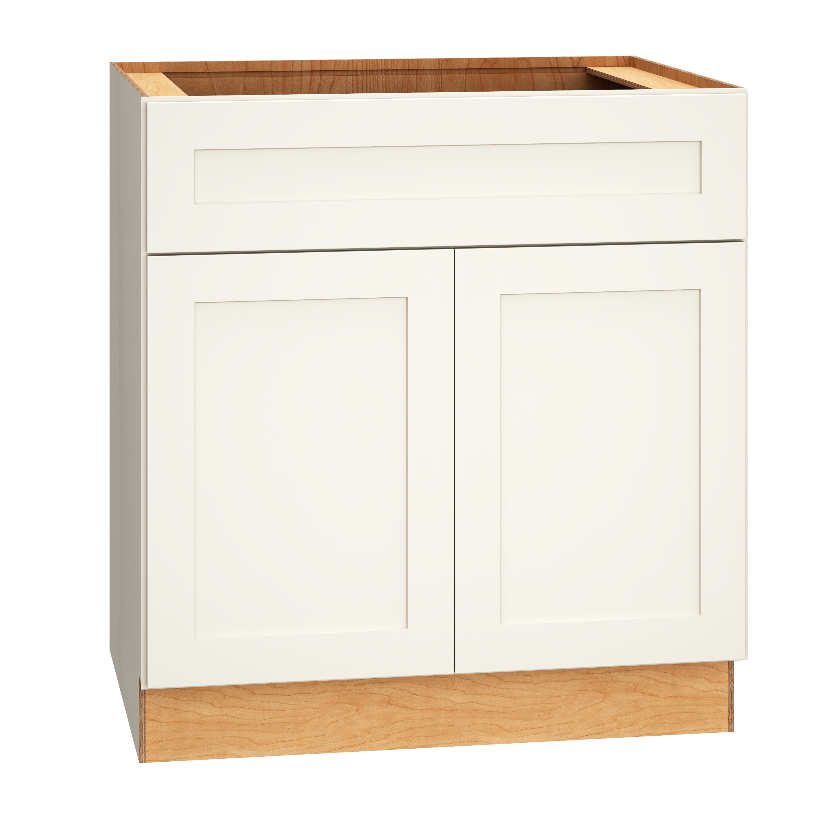 RELIABILT 332 B3032.5 Pinnacle 30-in W x 32.5-in H x 24-in D White Base Fully assembled Plywood Cabinet (Recessed Panel Slab)