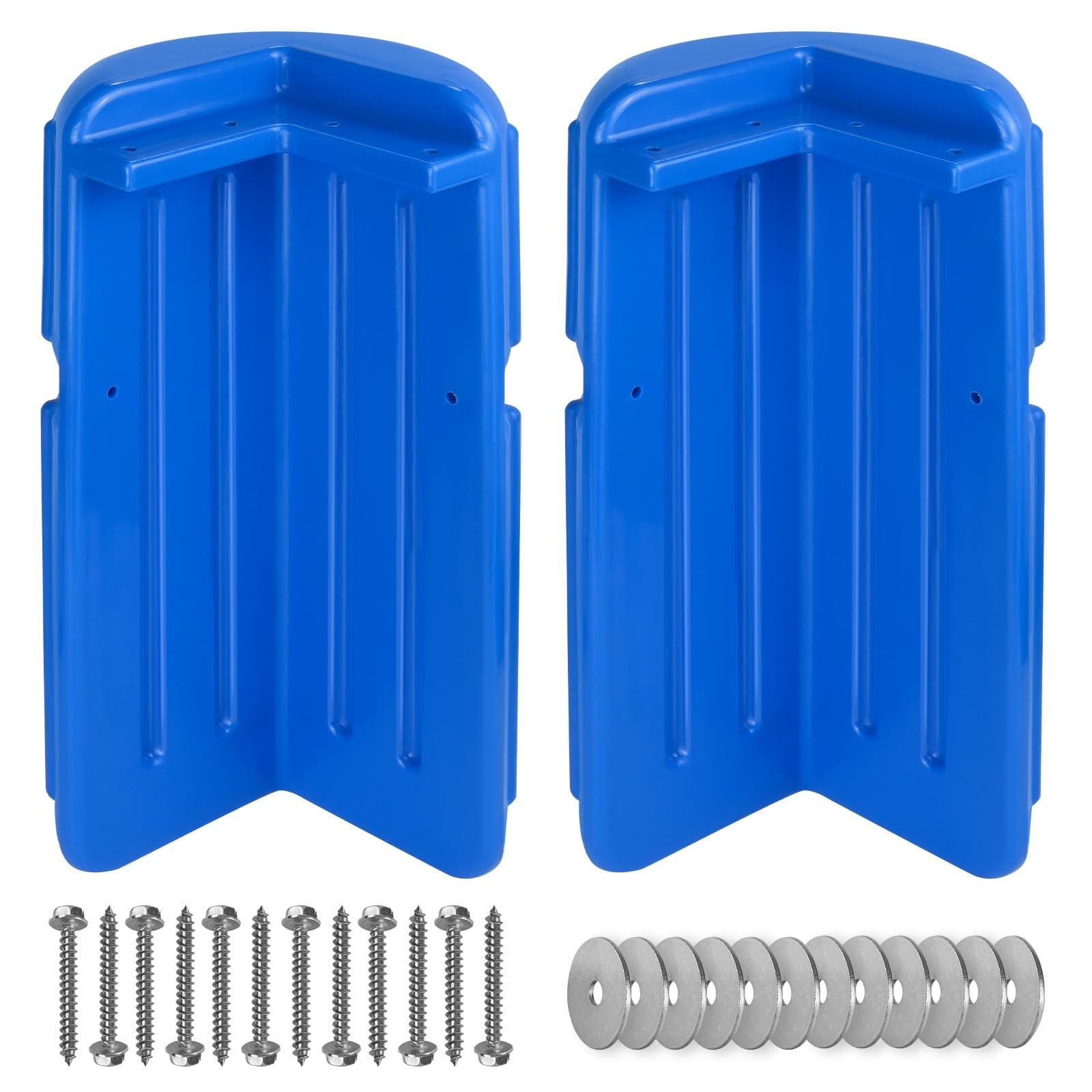 Etokfoks  Dock Corner Bumper Fender 1 Pack 8 x16 UV Resistant Marine Vinyl with Stainless Steel Hardware