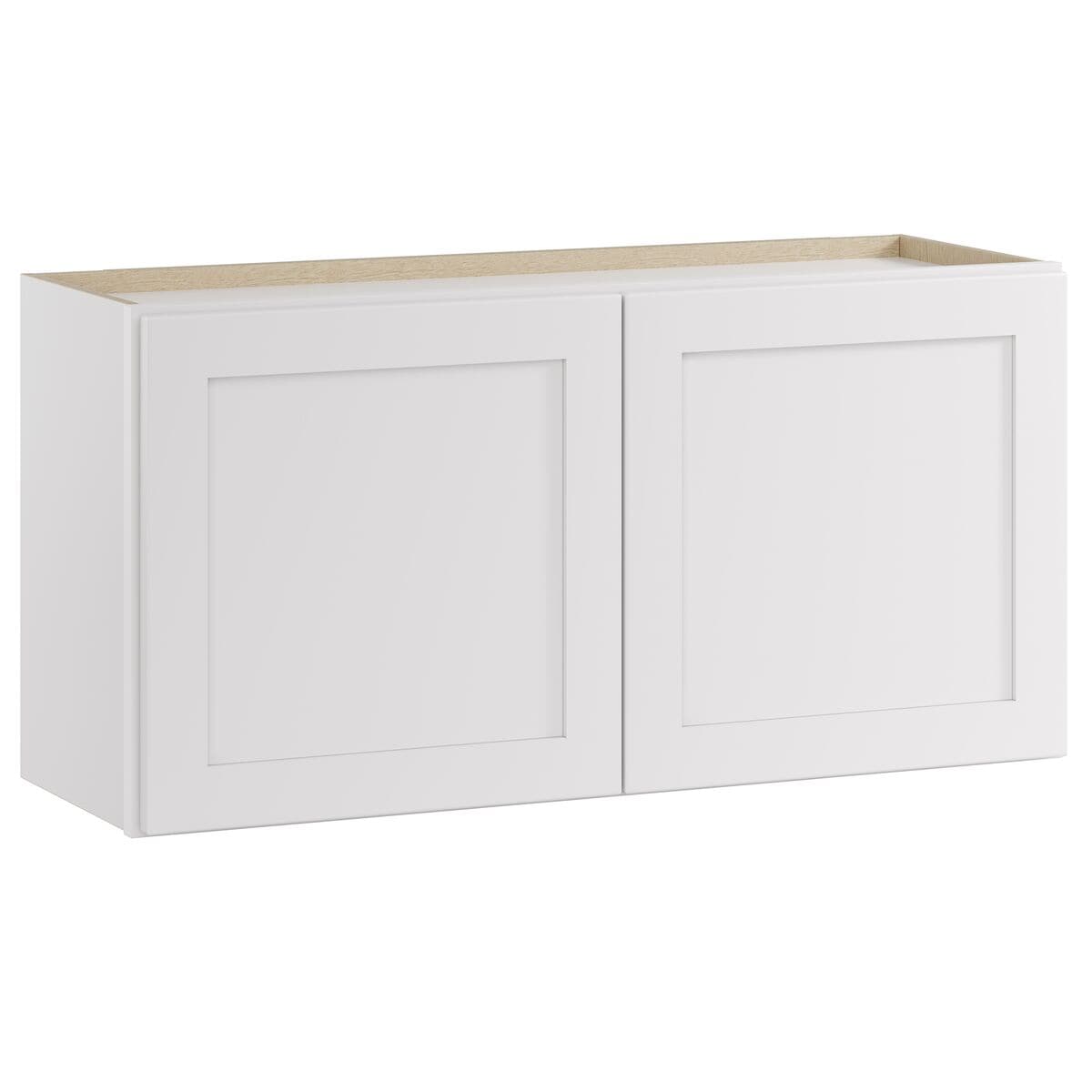Whalen CLICK-IT LWSCLICK-56 Enfield 36-in W x 18-in H x 12-in D Classic White Birch Wall Ready to assemble Plywood Cabinet (Raised Panel Shaker)