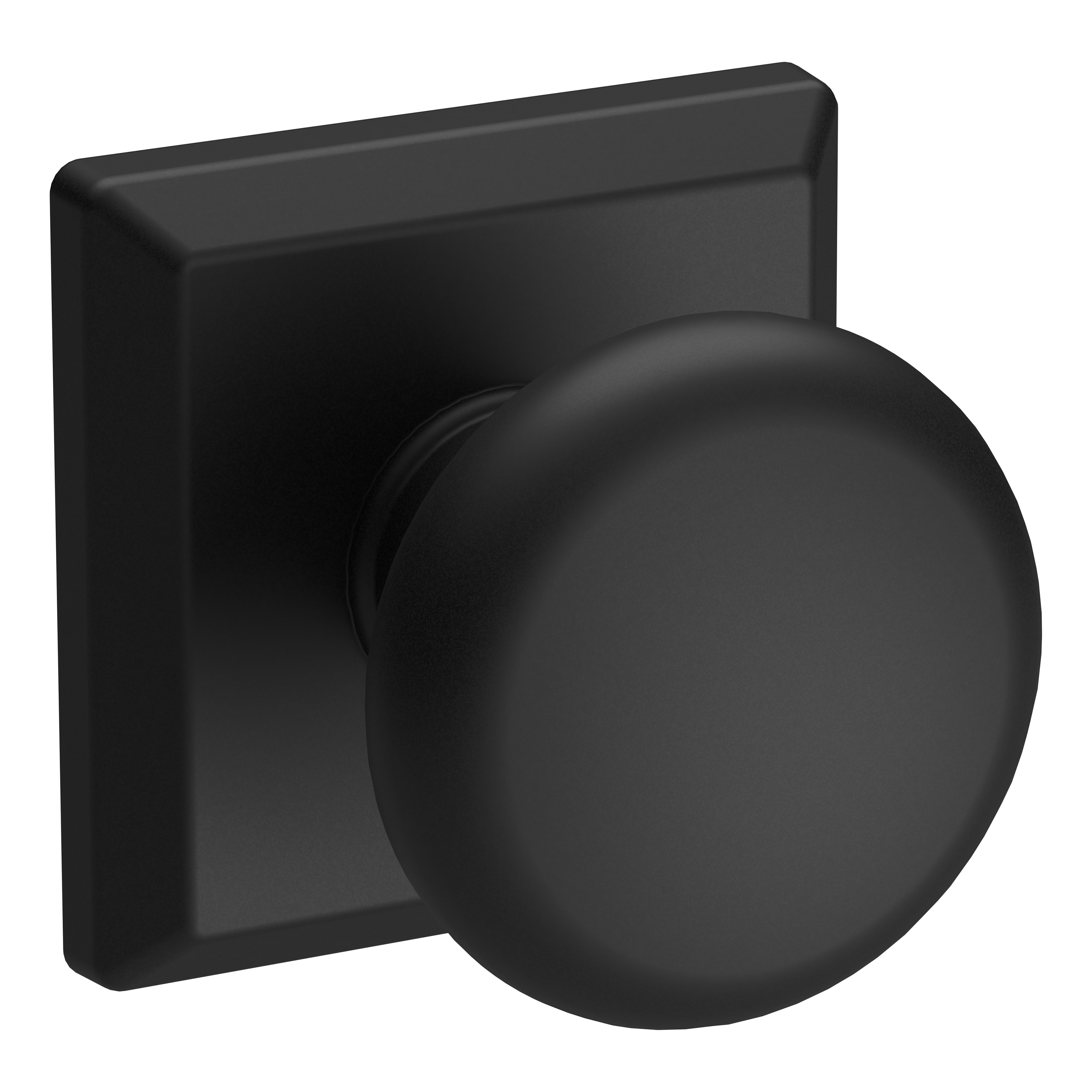 Baldwin PSROUTSR190 Satin Black Interior Hall/Closet Passage Door Knob