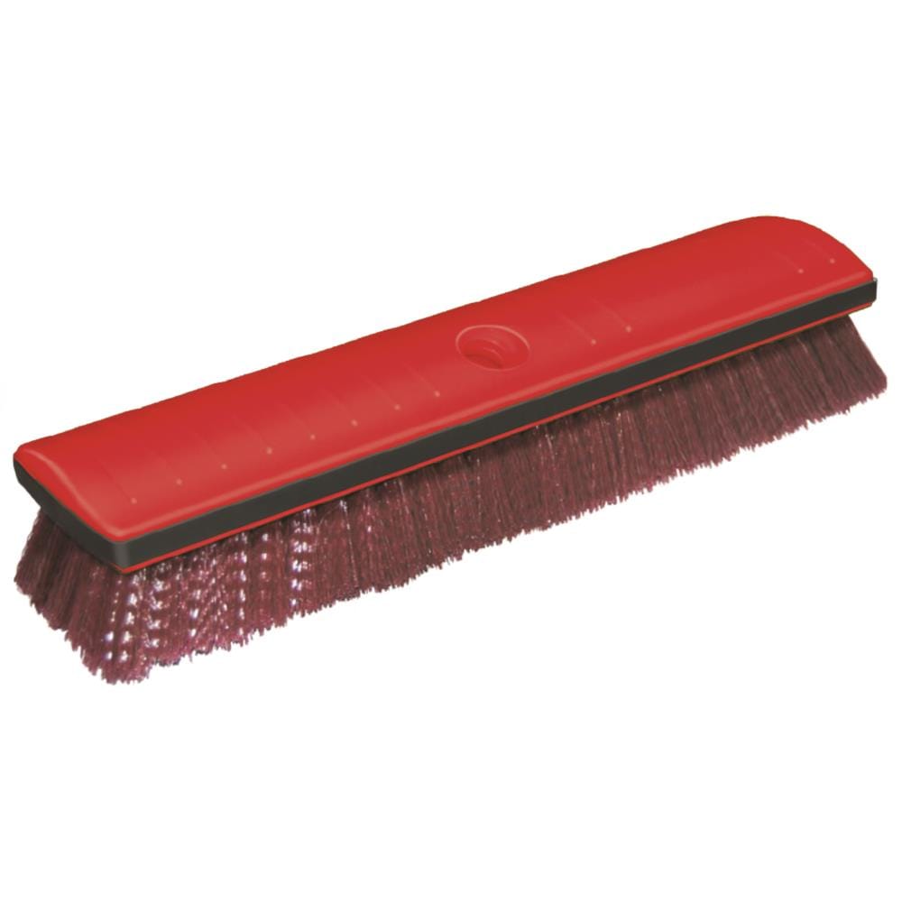 Libman Iron Handle Scrub Brush - Ergonomic Rubber Grip - Dishwasher Safe -  1.4-In Wide Scraper - Poly Fiber Bristles - Multiple Colors/Finishes in the  Kitchen Brushes department at