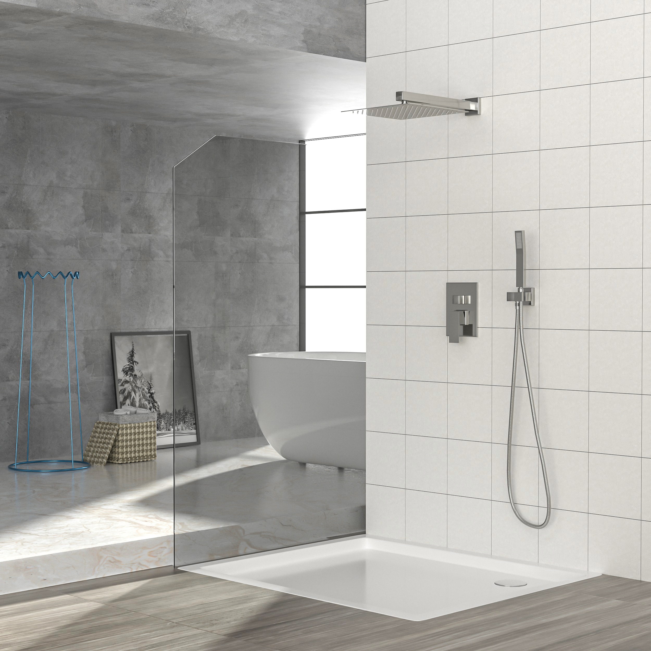 Tahanbath MT2-381738 Showerhead-Bar-Panels - View #2