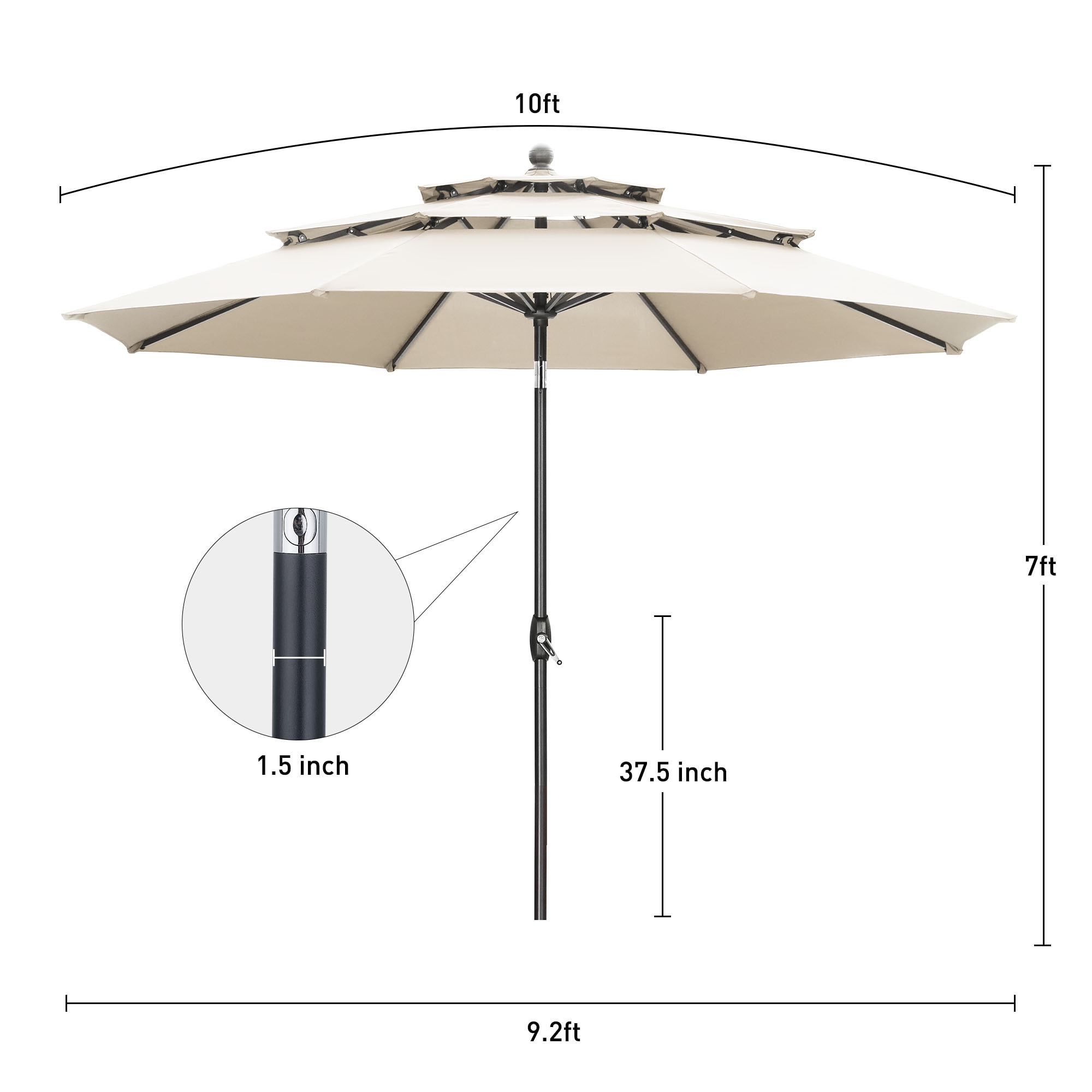 Ainfox R0CSS91XKK Umbrellas-2 - View #6