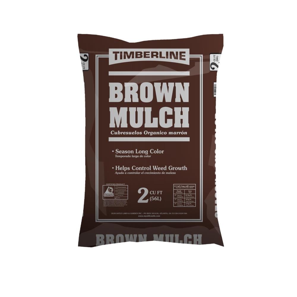 Premium 2cu ft Dark Brown Mulch in the Bagged Mulch department at Lowescom