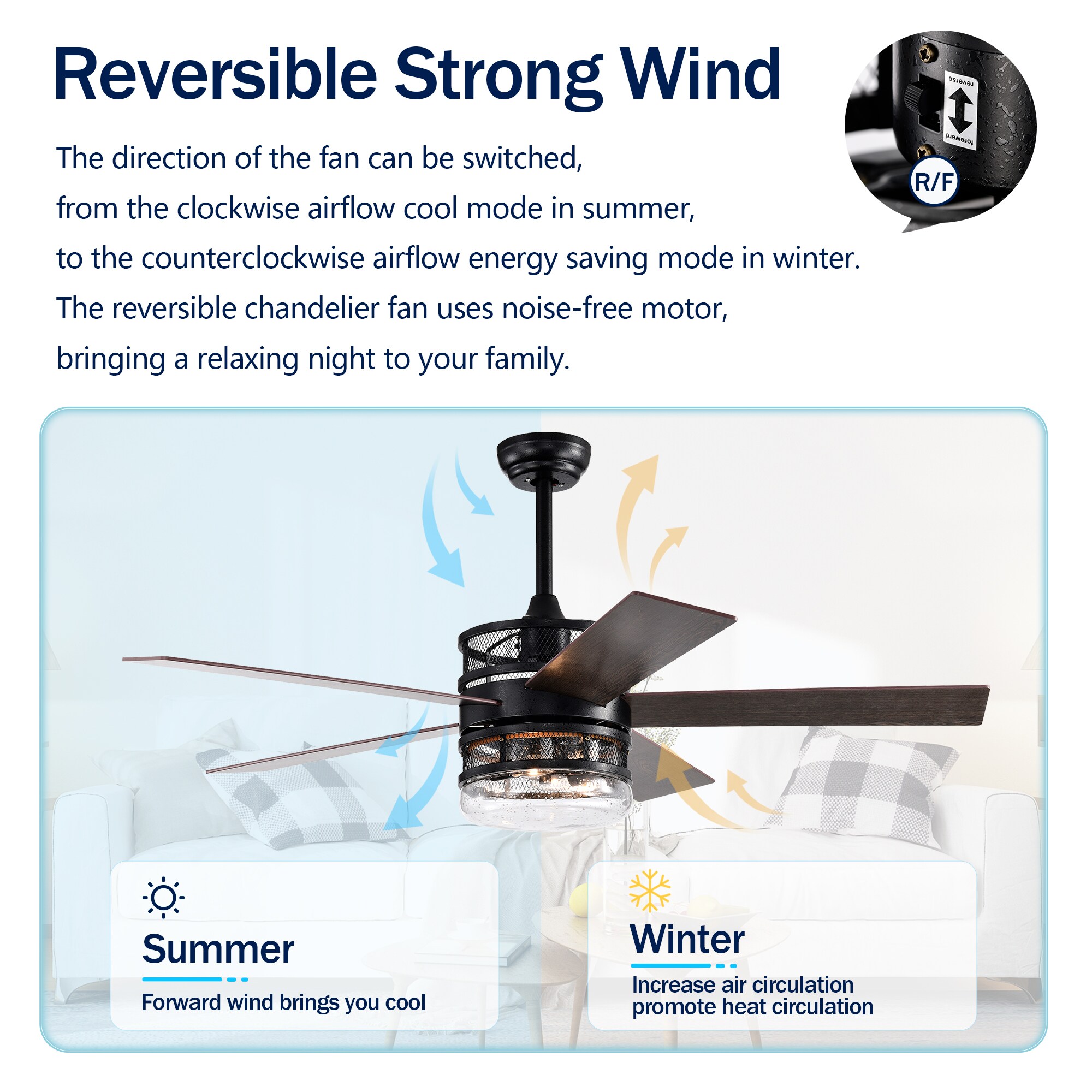 JIMSMAISON JMHECF13-52MB Ceiling-Fans - View #12