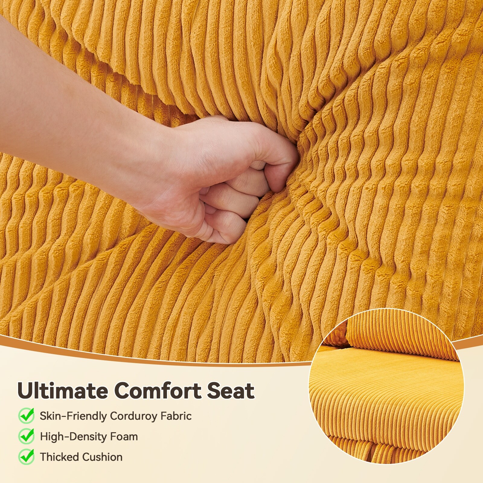 Pocassy GREATANTS-002YWABC Sofas-Loveseats - View #5
