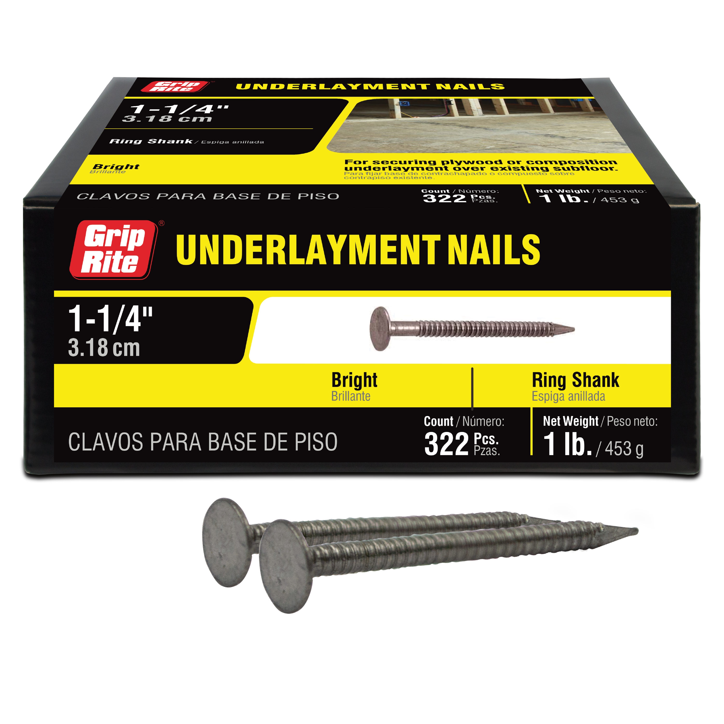 Fas-n-Tite 1-in 16.5-Gauge Coated Panel Board Nails (30-Per Box) in the  Brads & Finish Nails department at Lowes.com