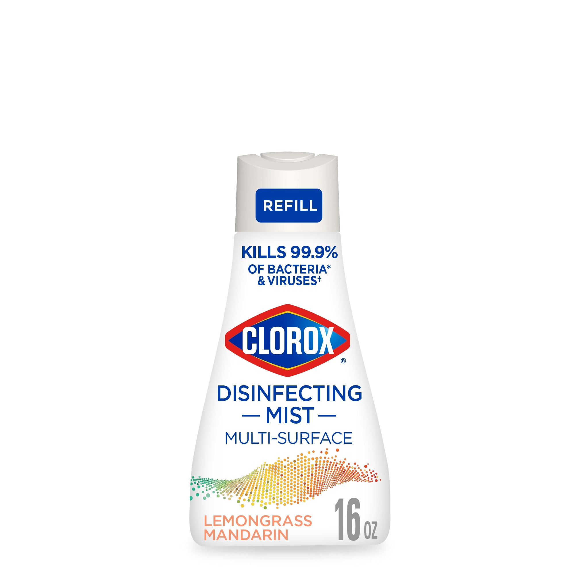 Clorox 4460060155 Refill 16 Fluid ounce(s) Lemongrass Mandarin Disinfectant Mist All-Purpose Cleaner