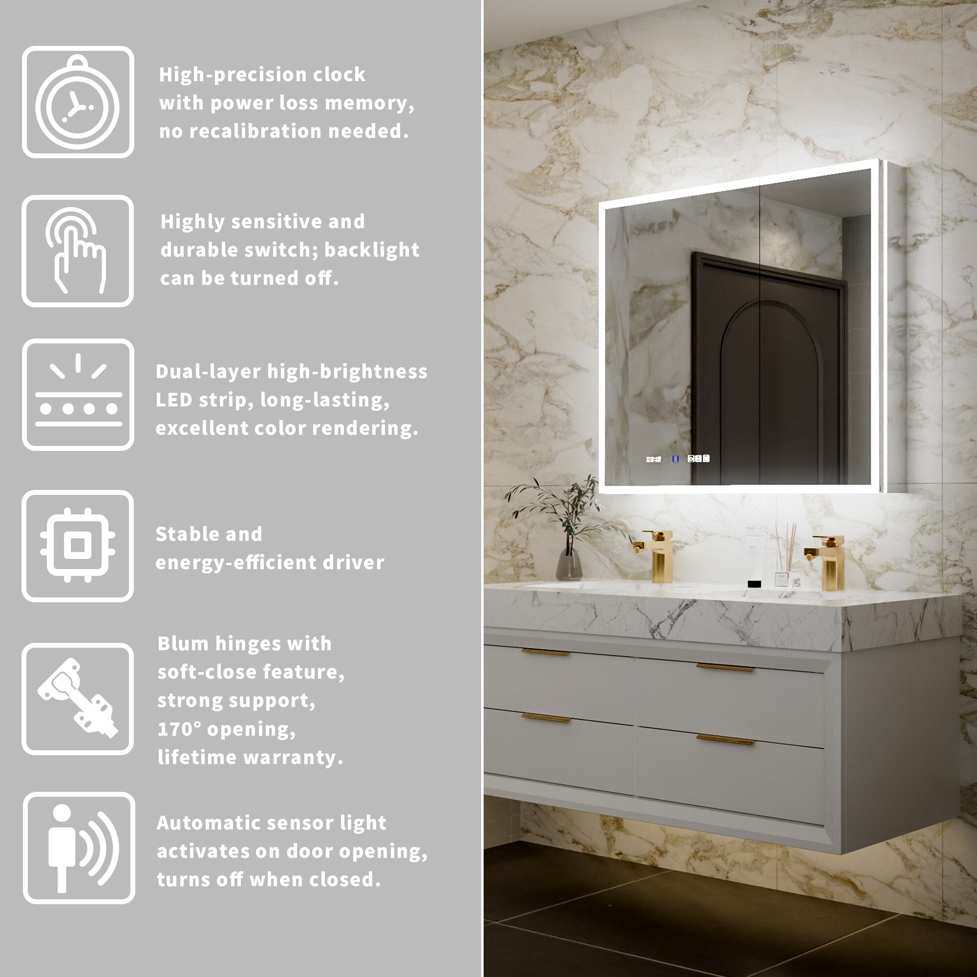 AAZJ JDEX-V12MED3632 Bathroom-Medicine-Cabinets - View #7