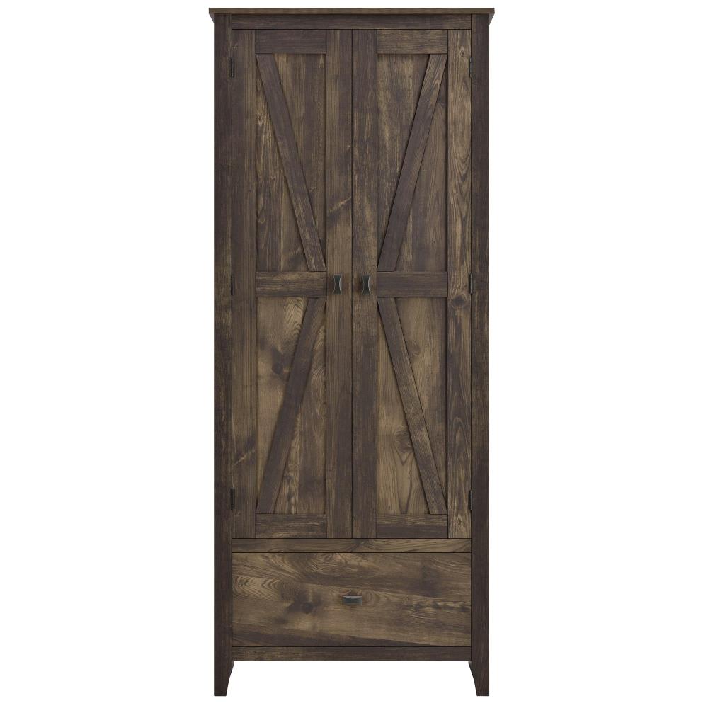 Ameriwood salinas rustic oak storage deals cabinet