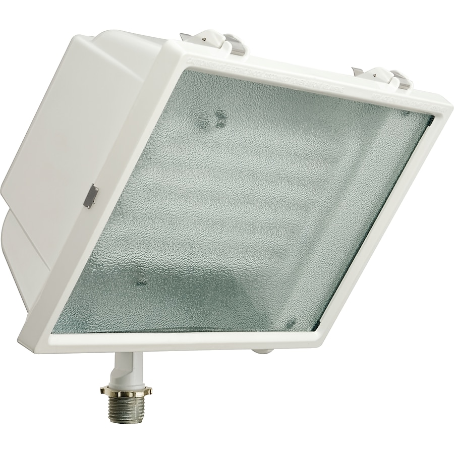 Lithonia Lighting 6.5-in Halogen Or Compact Fluorescent White Switch-Controlled Floodlight Lithonia Lighting 6.5-in Halogen Or Compact Fluorescent White Switch-Controlled Floodlight