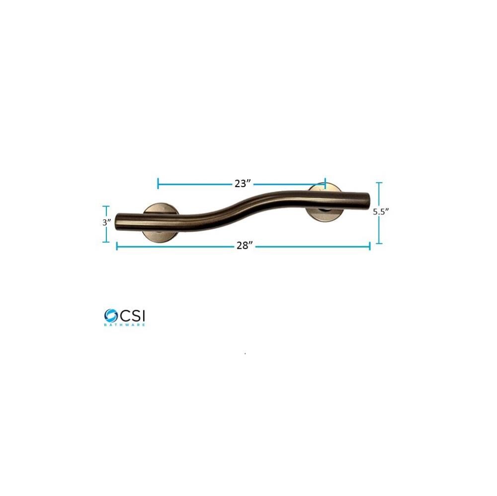 CSI Bathware BAR-WL28-TW-125-OB Grab-Bars - View #4