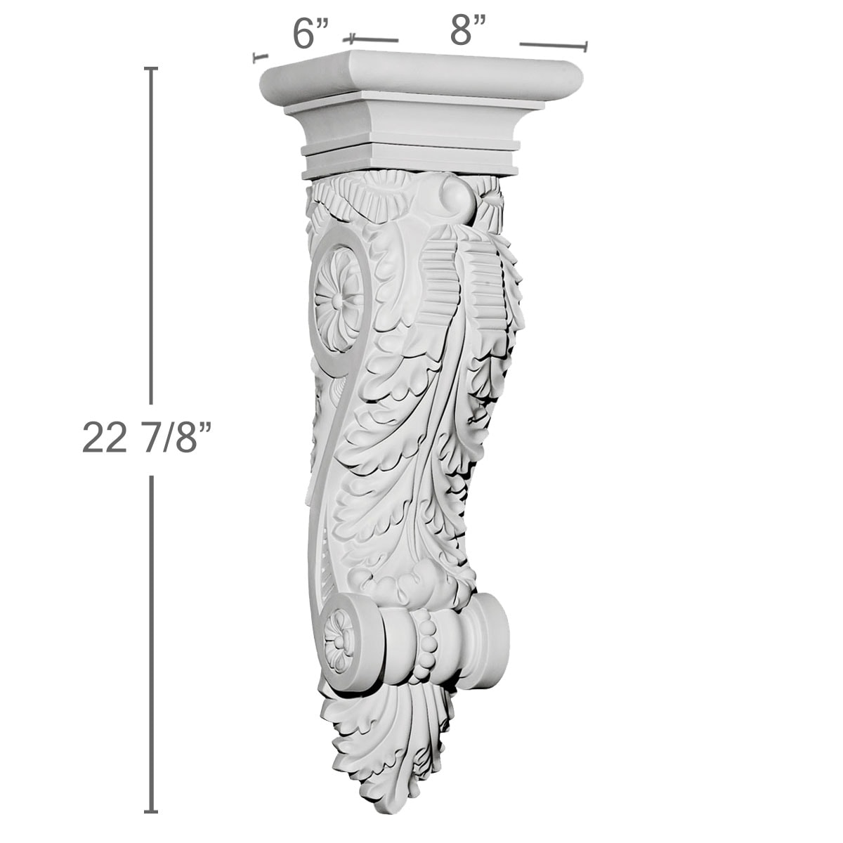 Ekena Millwork COR08X06X23AC corbels - View #2