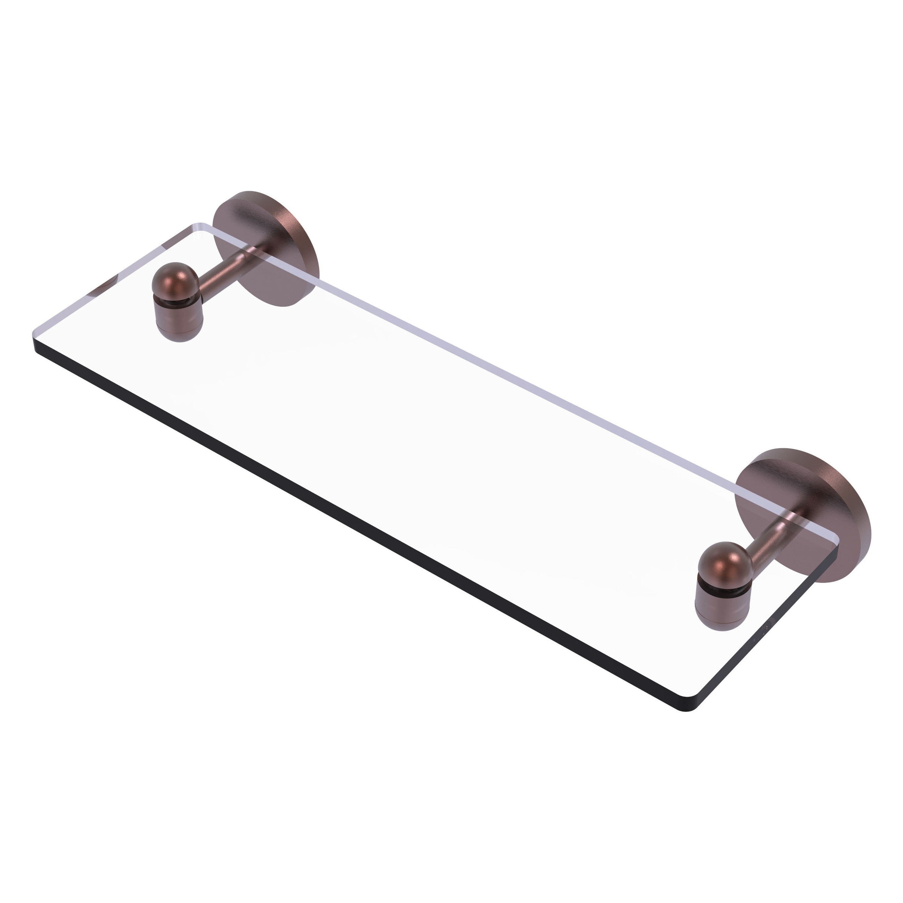 Allied Brass TA-1/16-CA Tango Antique Copper Wall mount Bathroom Shelf ( 16-in x 2.75-in x 5-in )