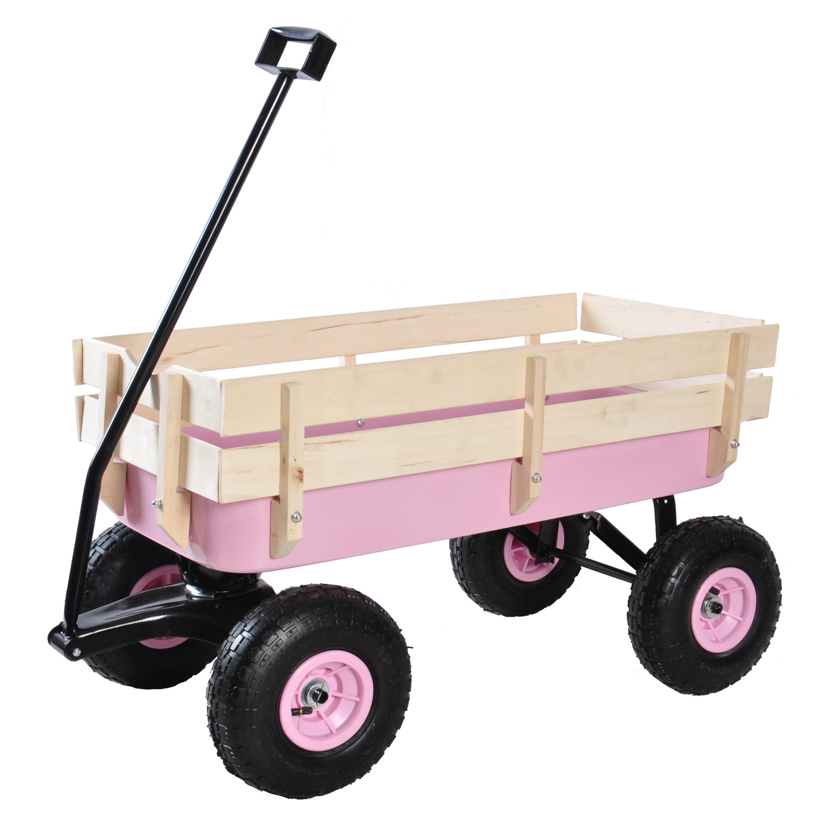 Siavonce FZ83316 Yard Carts 9-cu ft Steel Folding Yard Cart