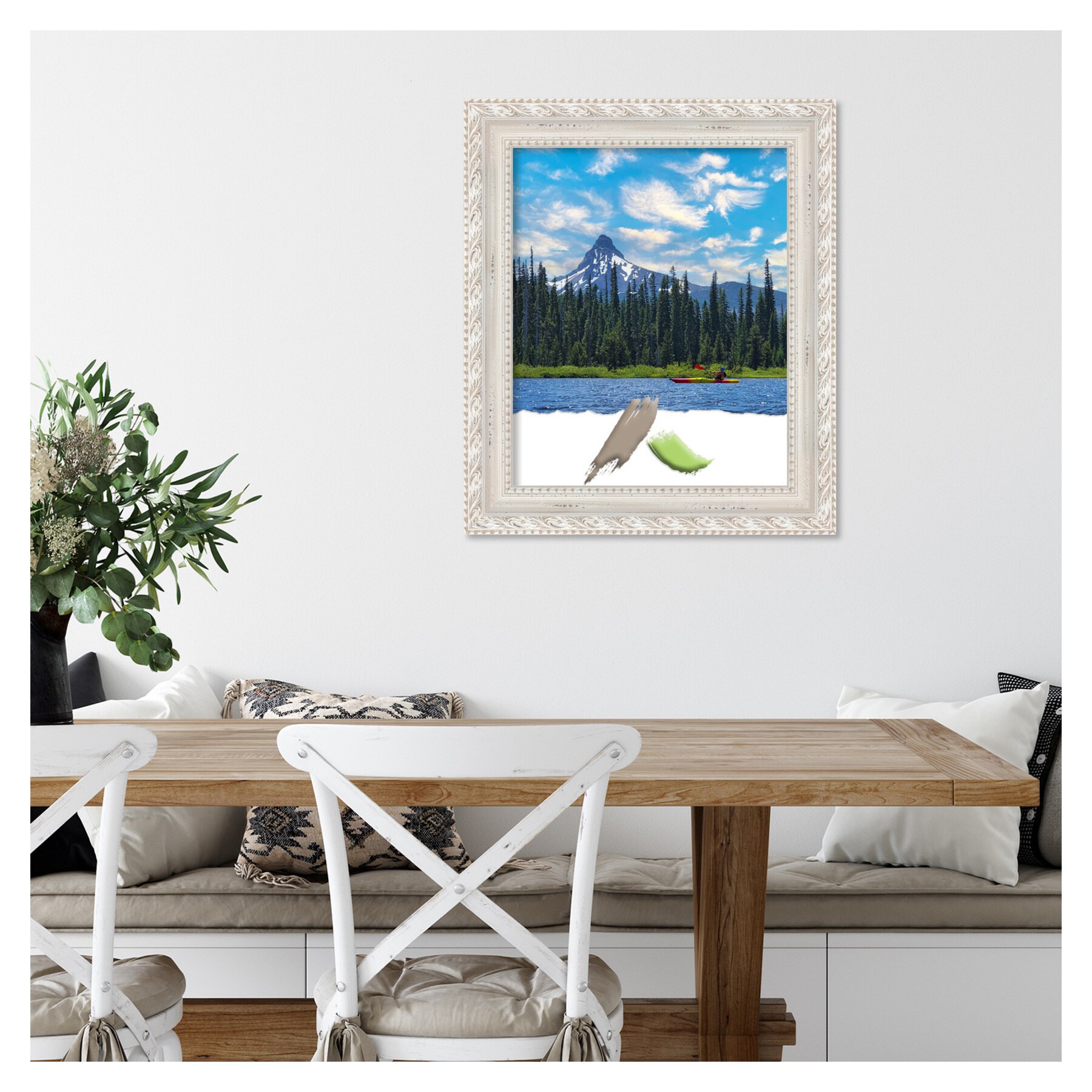 Opera Off White 18"x22" Wood Picture Frame