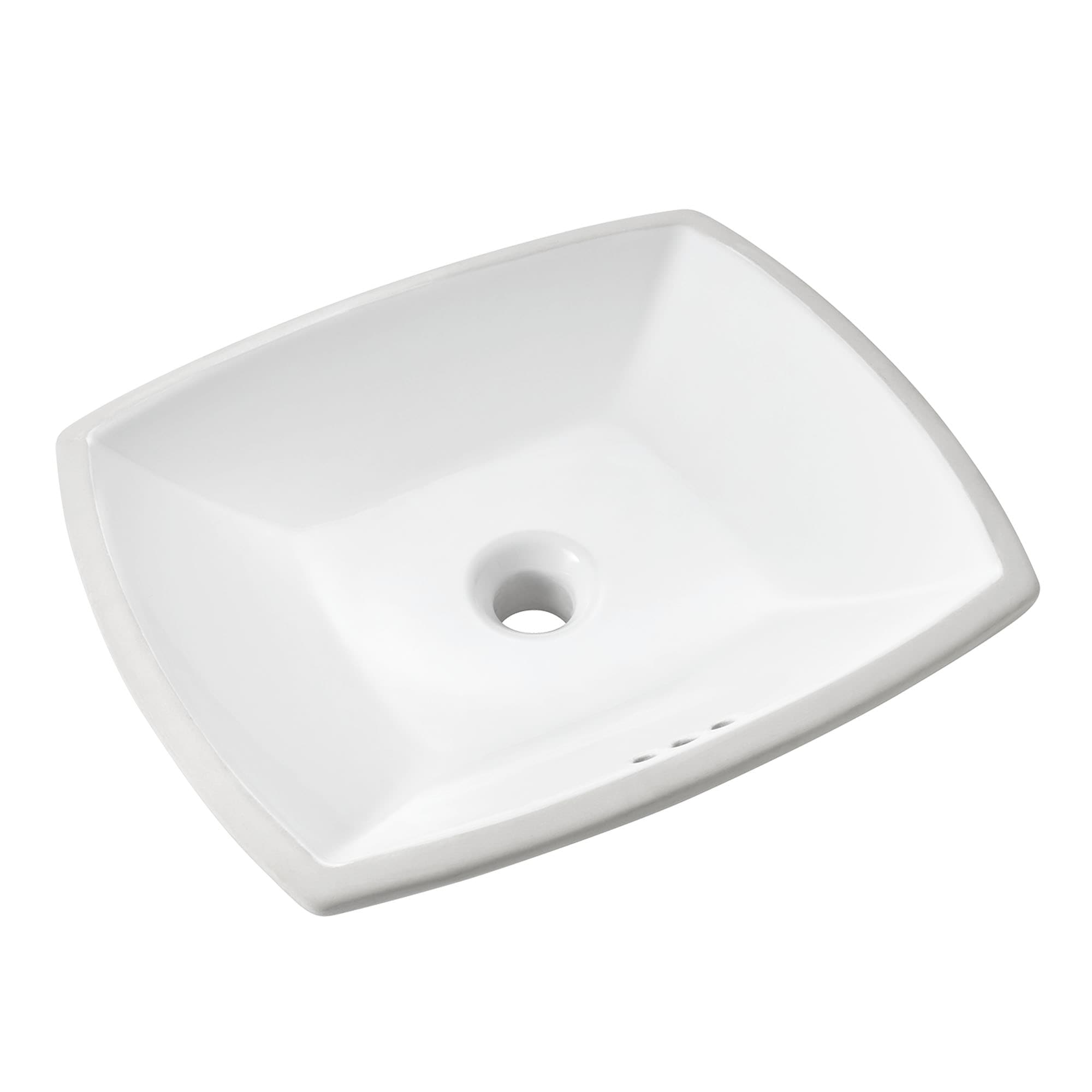 American Standard 0545000.020 Edgemere Fire clay Undermount Rectangular Modern White Bathroom Sink ( 16.75-Inches x 7.125-Inches )