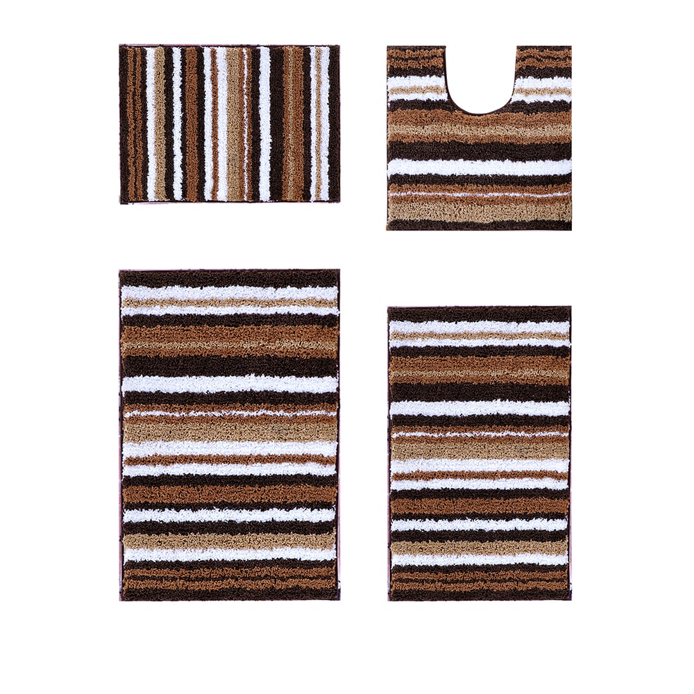 Better Trends BAGR4PC17202140CAF 36-Inches x 24-Inches Cafe Polyester Bath rug