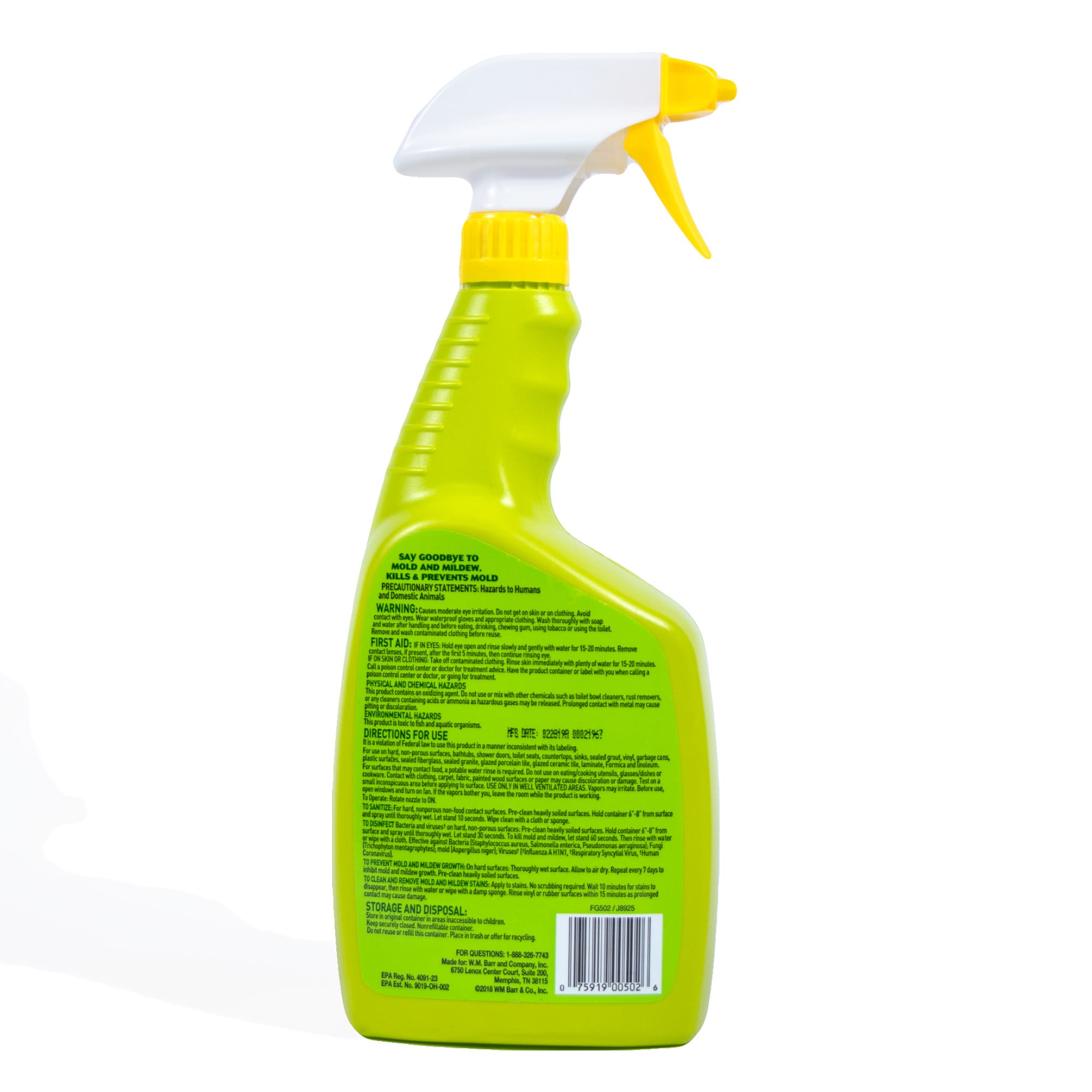 Almost 3 million bottles of mold and mildew stain remover recalled over  safety issue 