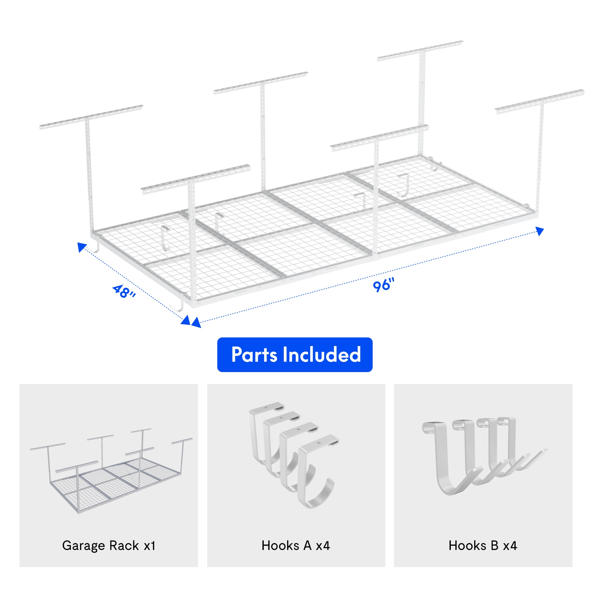 Fleximounts OHK48-E Overhead-Garage-Storage - View #5