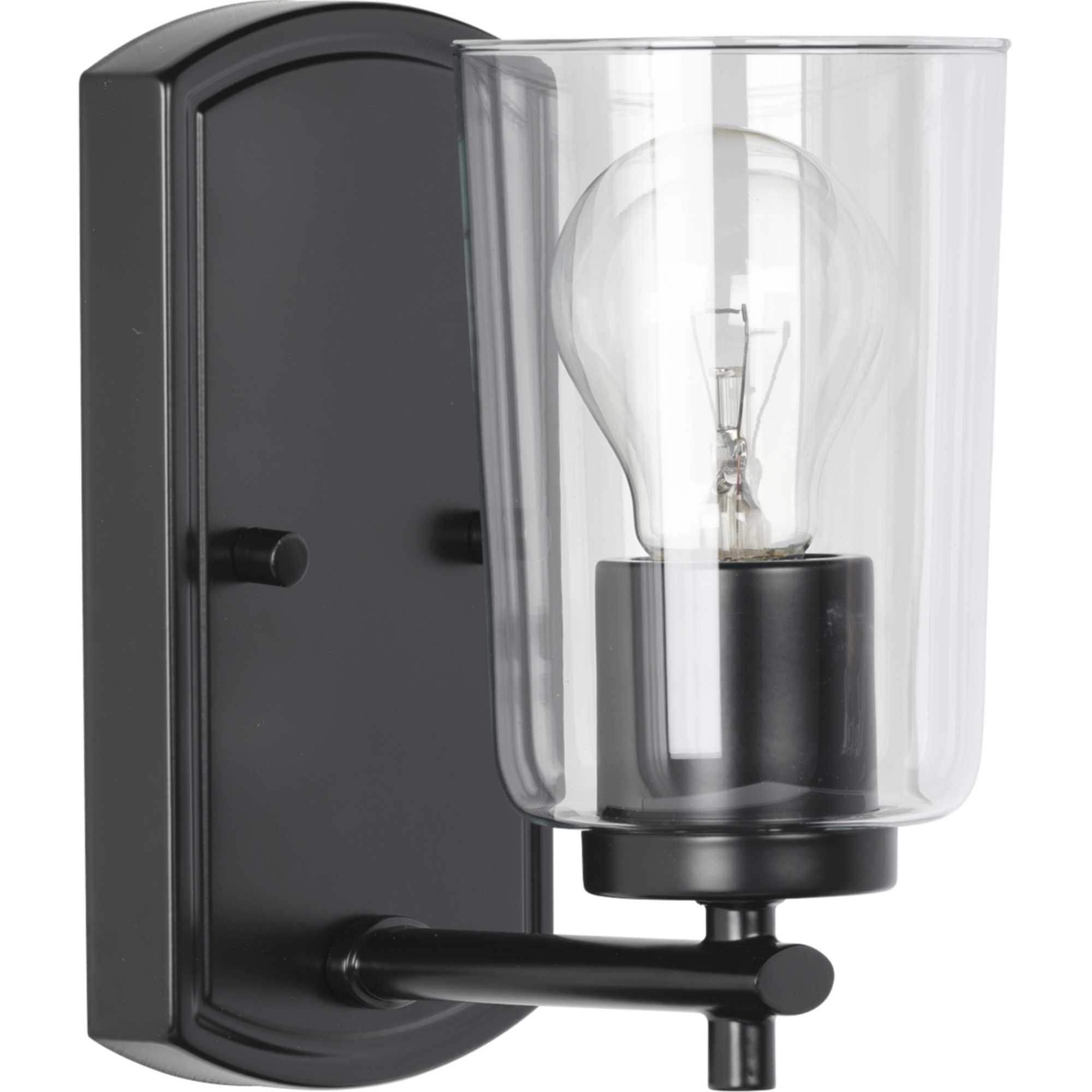Progress Lighting P300154-031 Adley 4.5-in 1 -Light Matte Black Transitional Vanity light