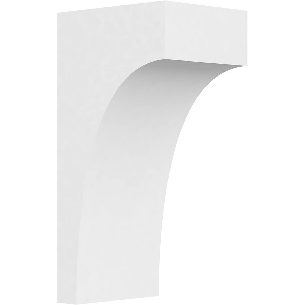 Ekena Millwork CORP07X09X18STO 7-in x 9-in x 18-in Standard stockport Unfinished White PVC Paintable Corbel