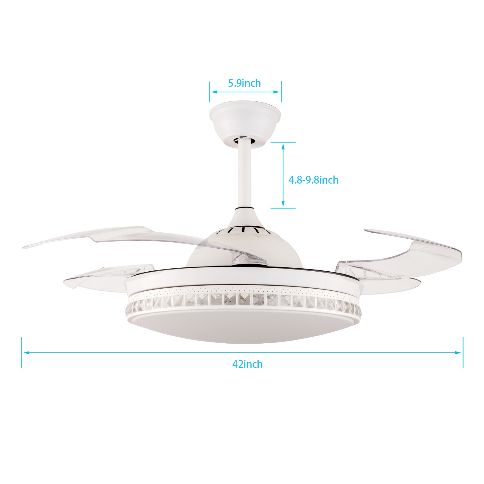 Oukaning HG-HCXLST-4227-US Ceiling-Fans - View #4