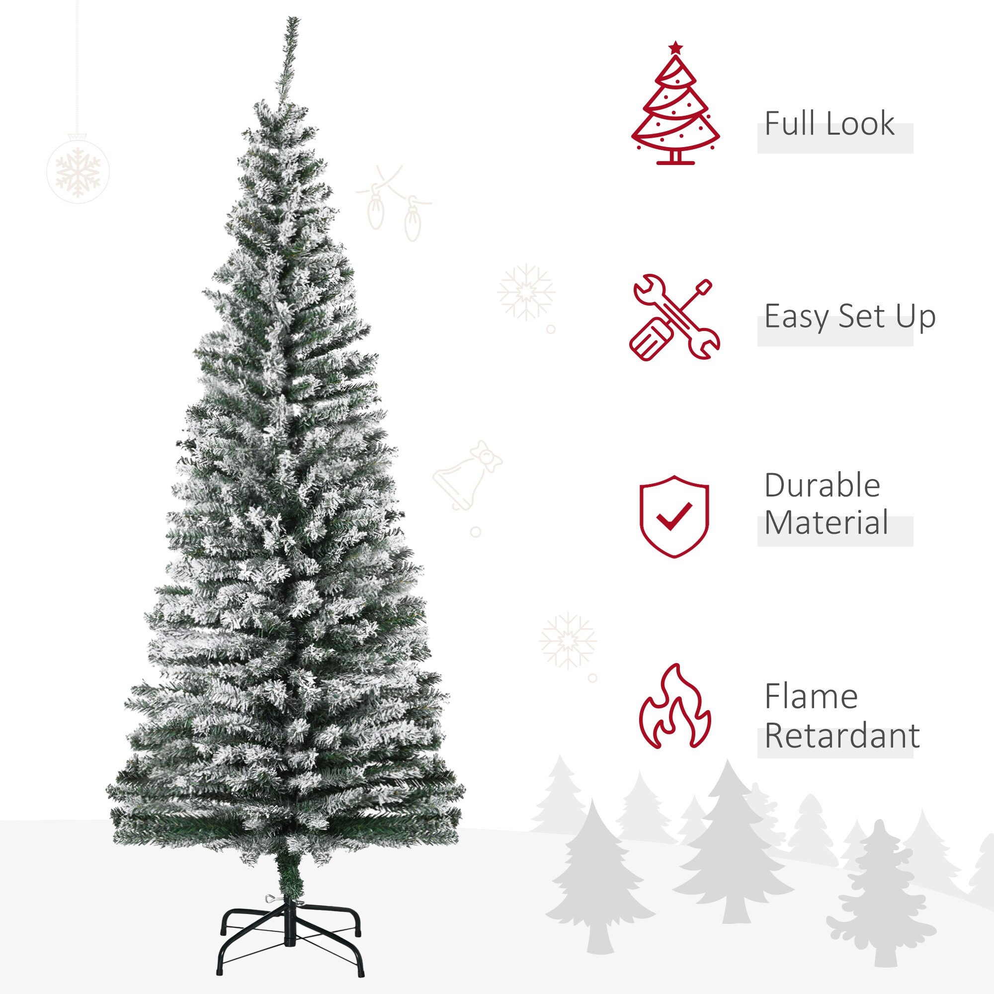 AAZJ NBC-CM74334 Artificial-Christmas-Trees - View #6