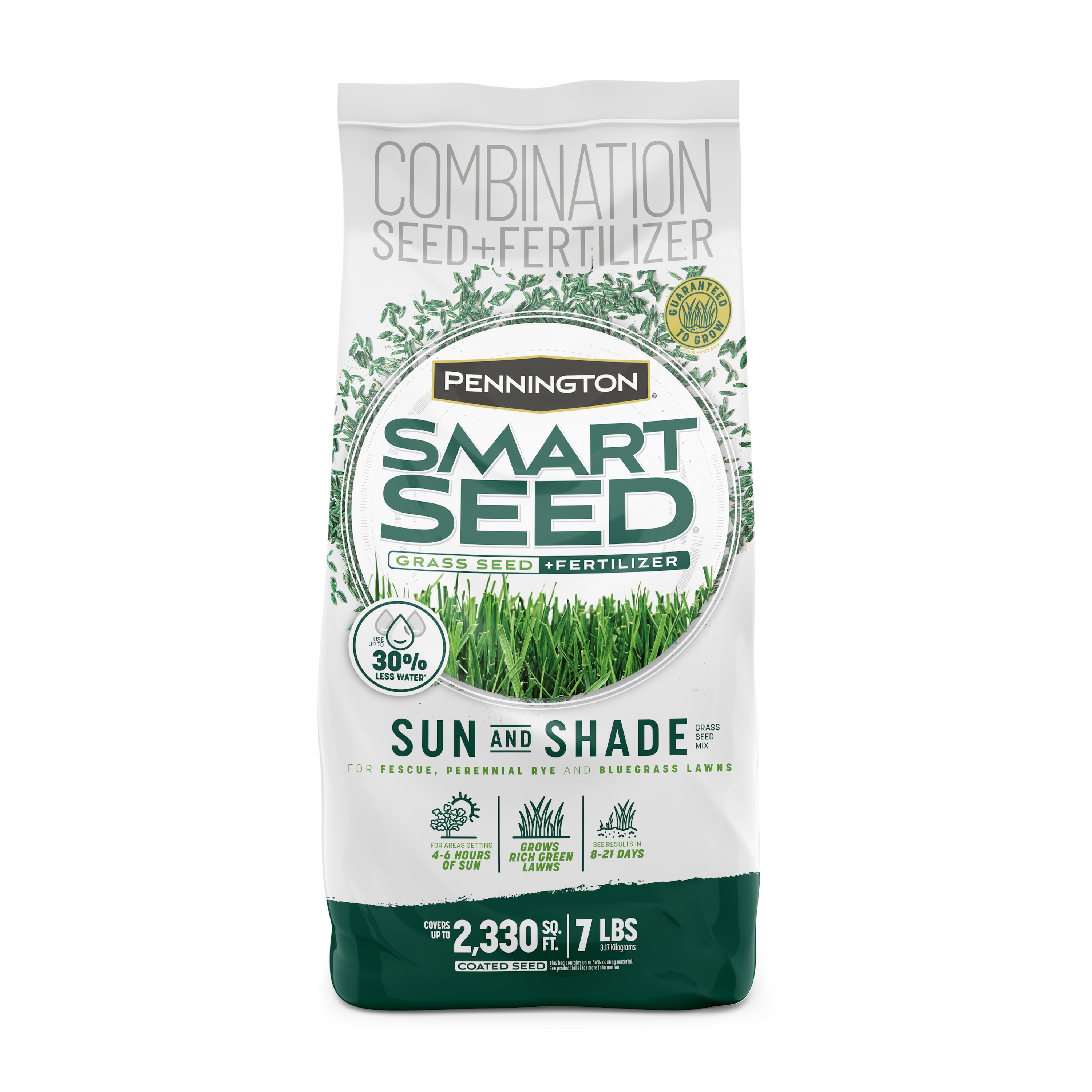 7 Lb Pennington 100526671 Smart Seed Sun & Shade North Premium Grass Seed 