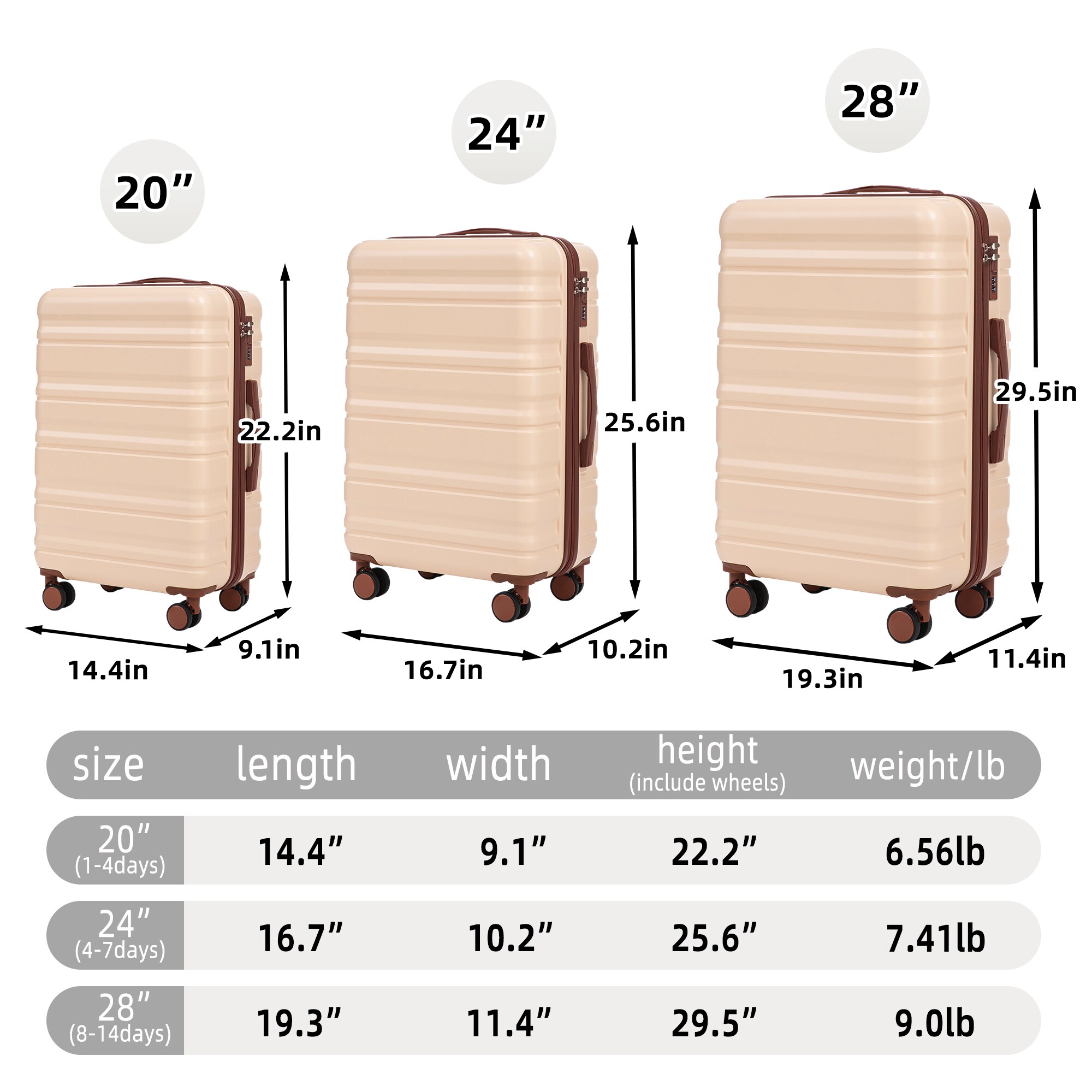 SINOFURN SYD9300002LB Luggage-And-Luggage-Sets - View #11