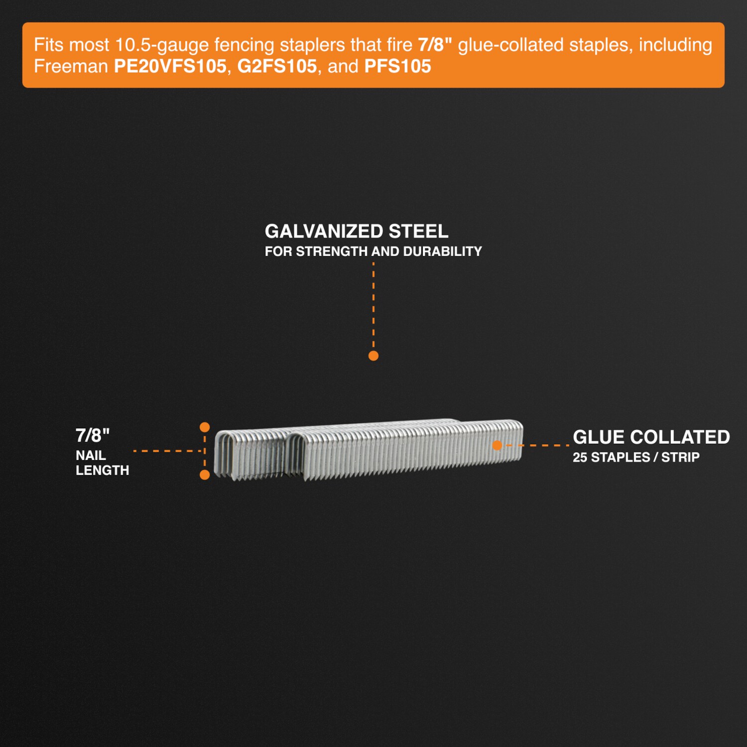 FREEMAN FS105G78 staples - View #2