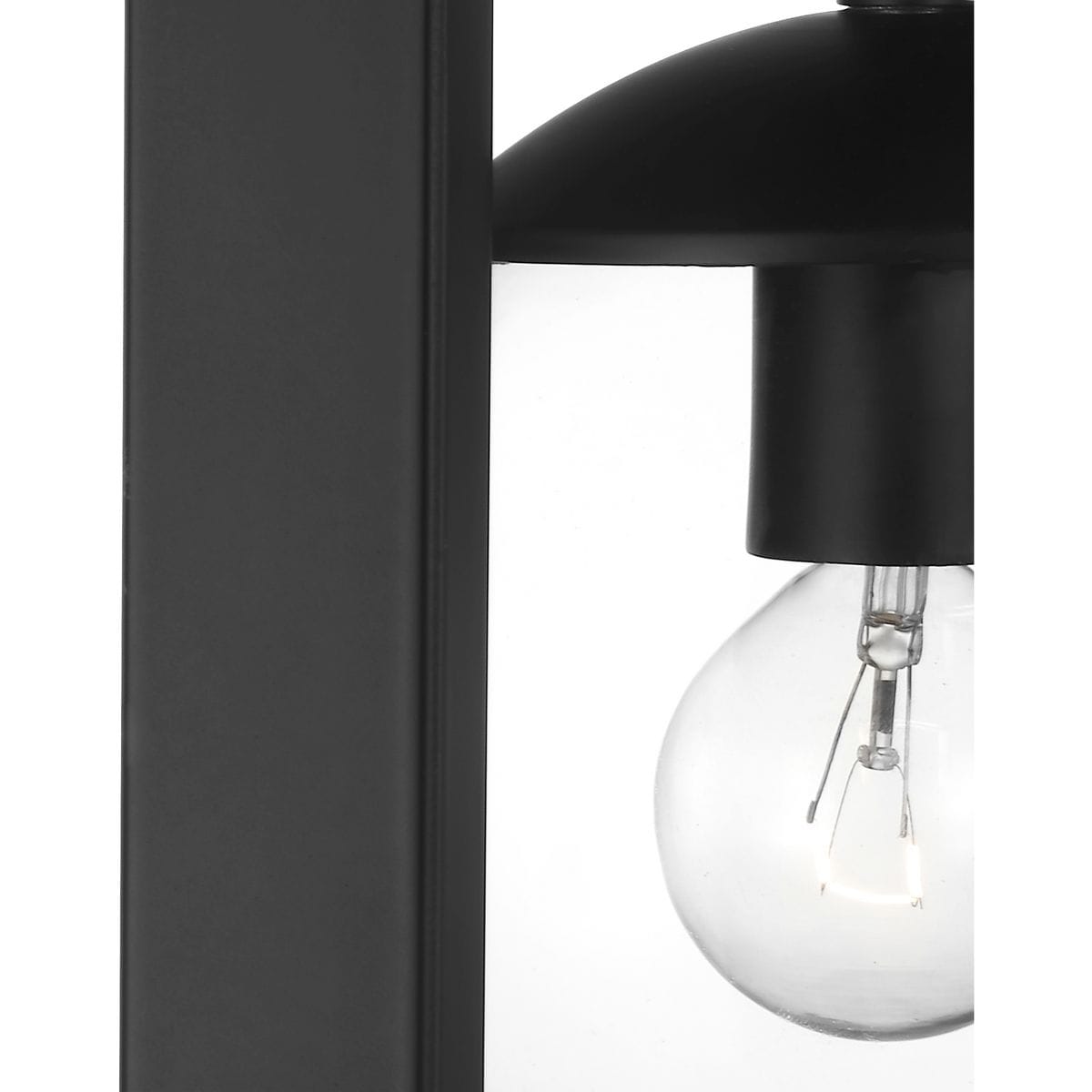 Progress Lighting Atwell 2-Light Matte Black Modern/Contemporary Clear ...