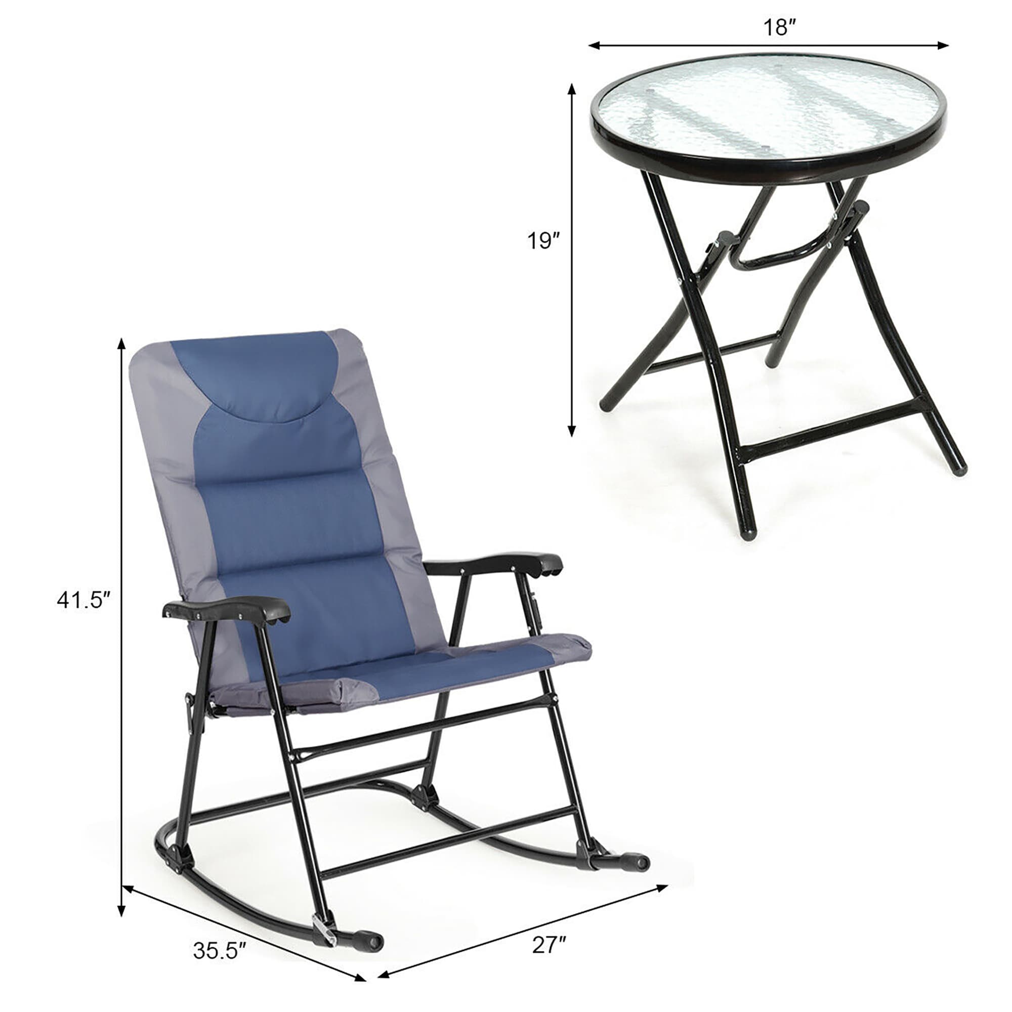 Forclover H9FW-006GR Patio-Conversation-Sets - View #5