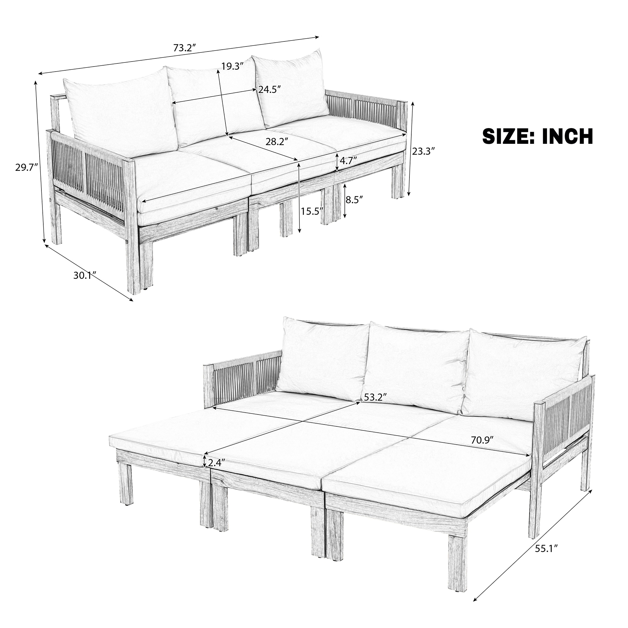 Bybafun YA3700758 Patio-Sofas-Daybeds - View #3