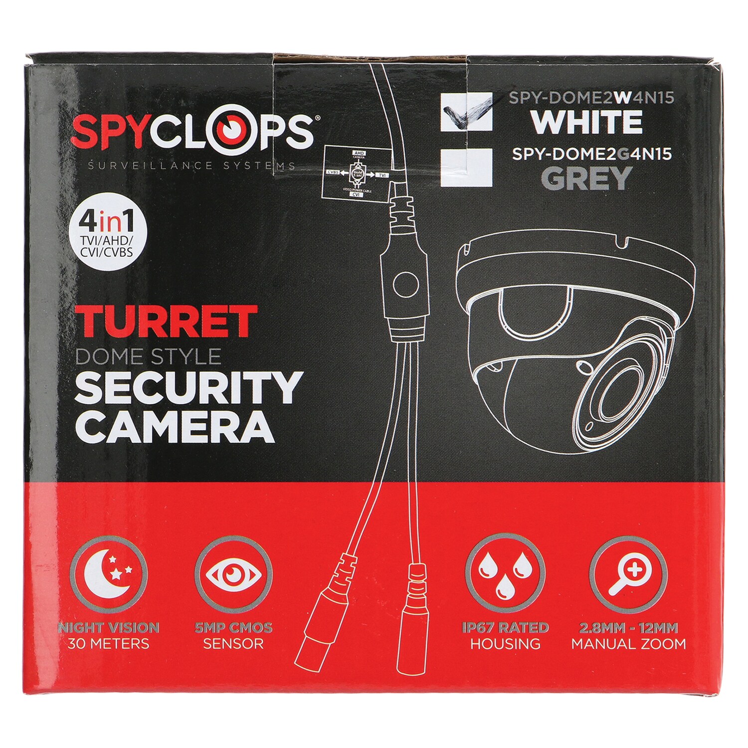 Spyclops SPYDOME2W4N15 Security-Cameras - View #8