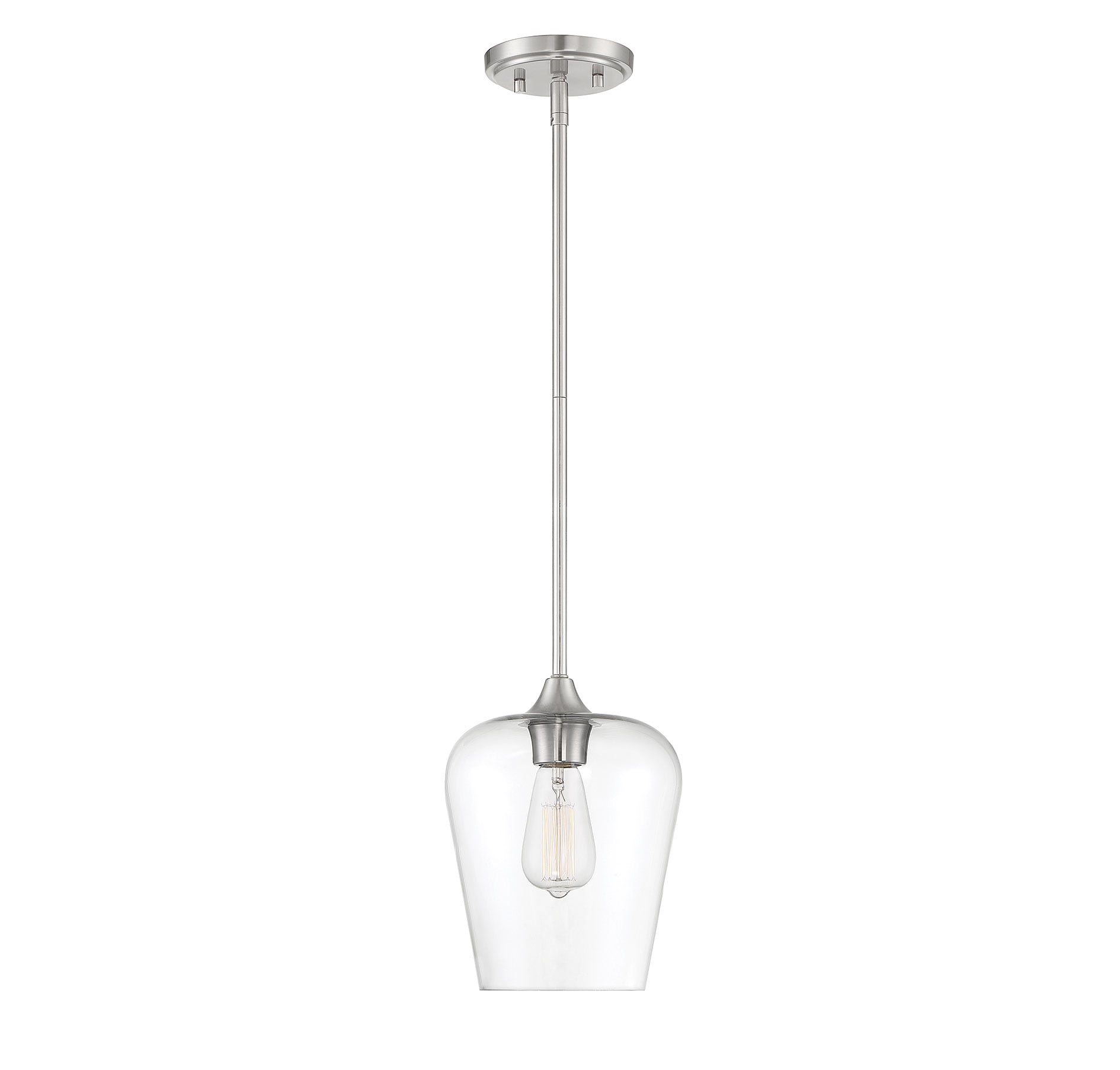 Savoy House Essentials 7-4036-1-SN Pendant-Lights - View #3