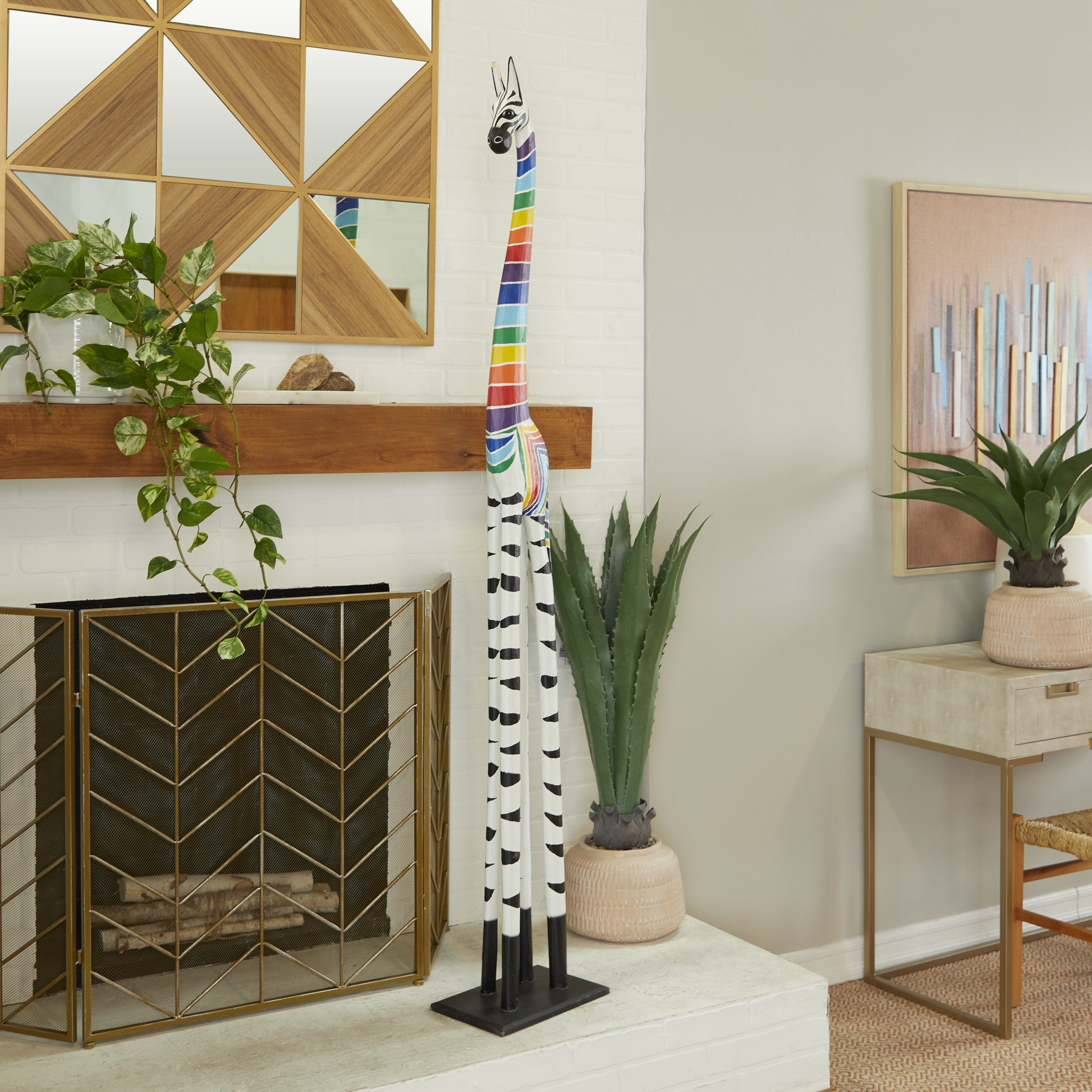 Grayson Lane 88617 Black Wood Eclectic Sculpture