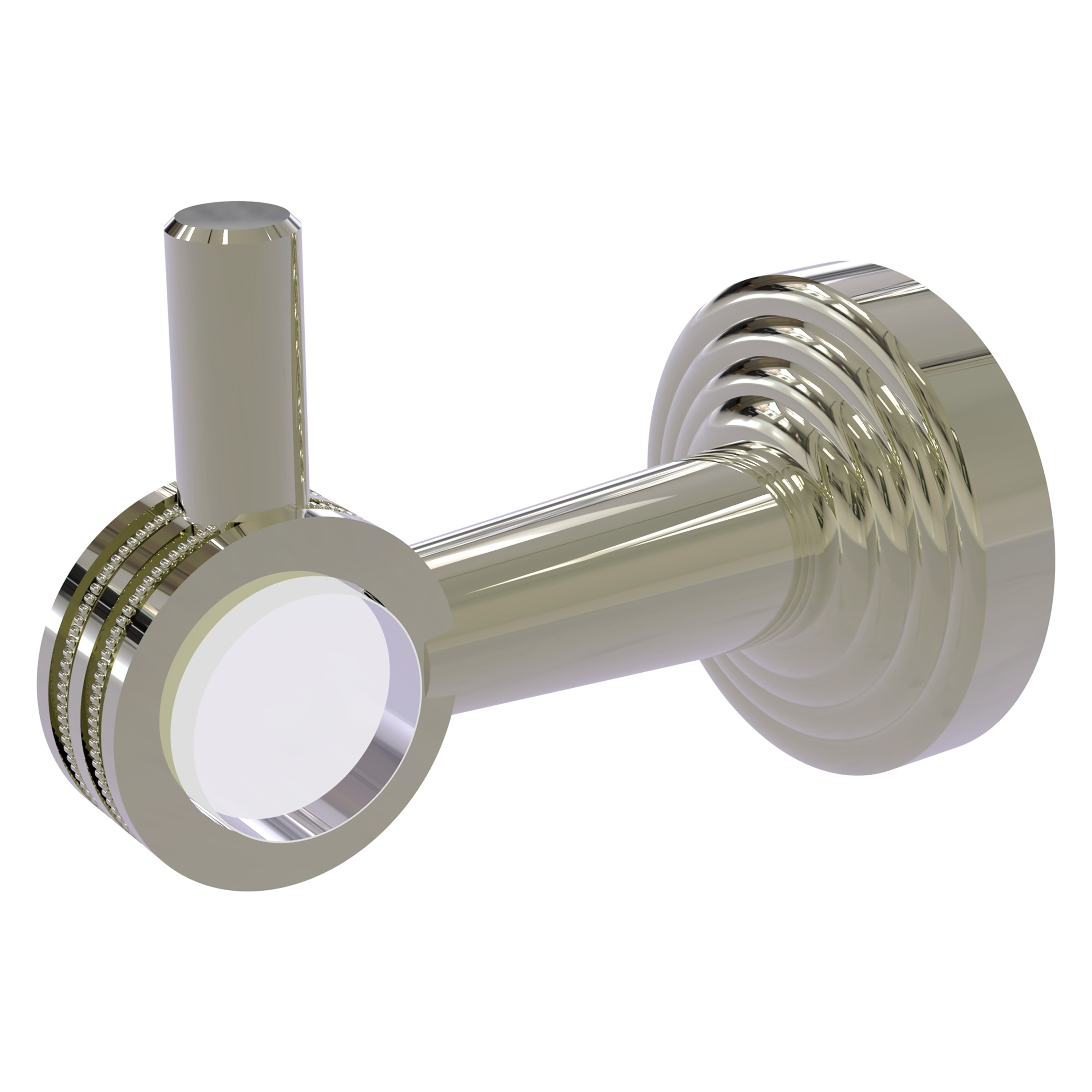 Allied Brass PB-20D-PNI Pacific Beach Polished Nickel Single -Hook Wall mount Towel Hook