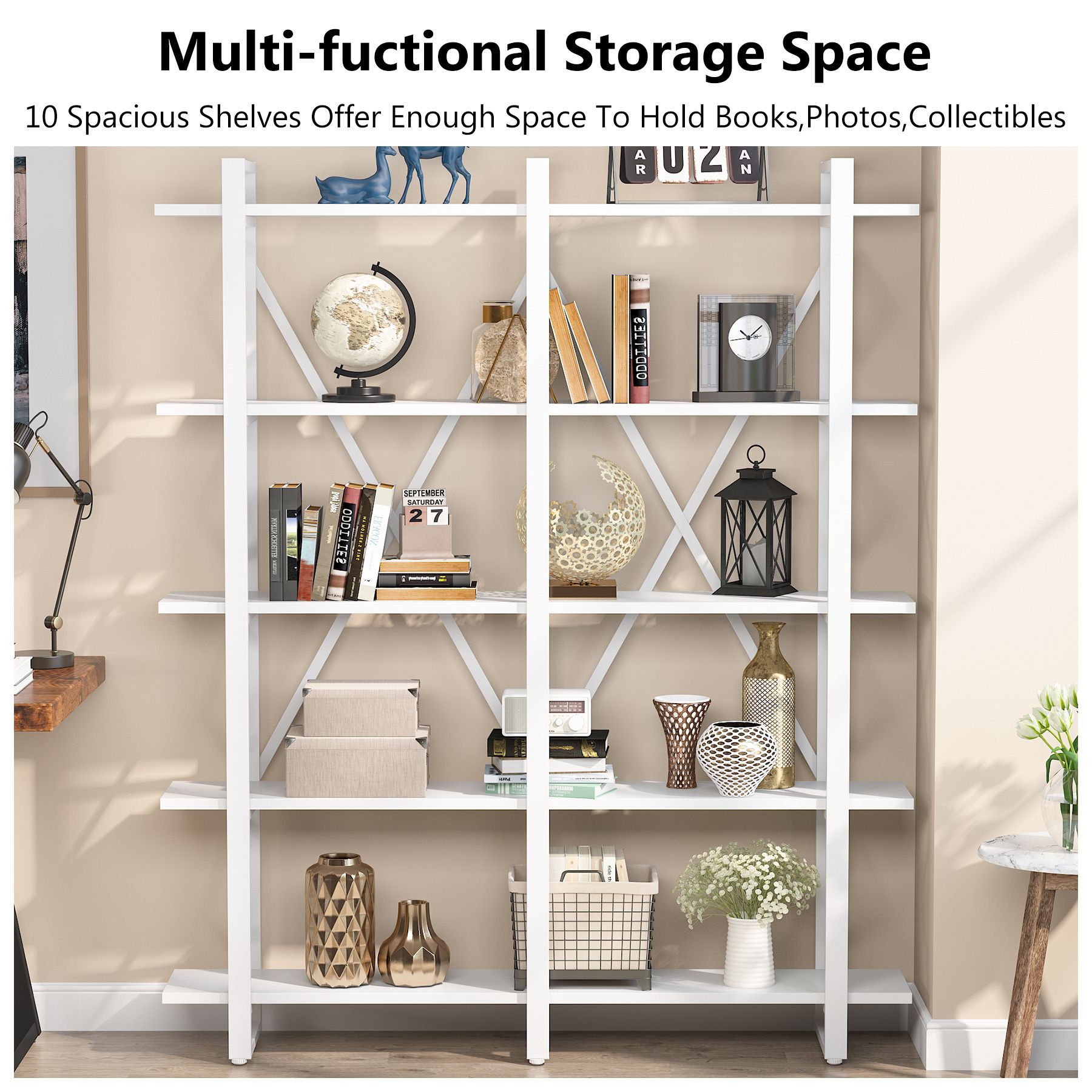 Tribesigns HOGA-F1382 bookcases - View #4