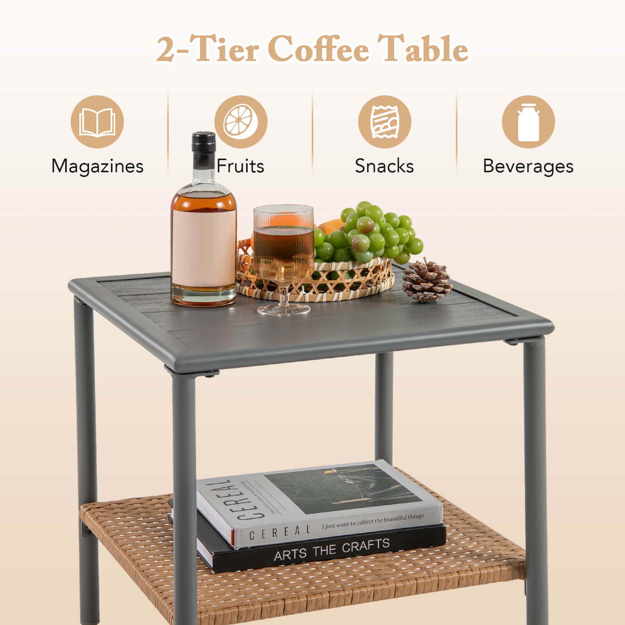 Costway HCST05000 Patio-Conversation-Sets - View #4