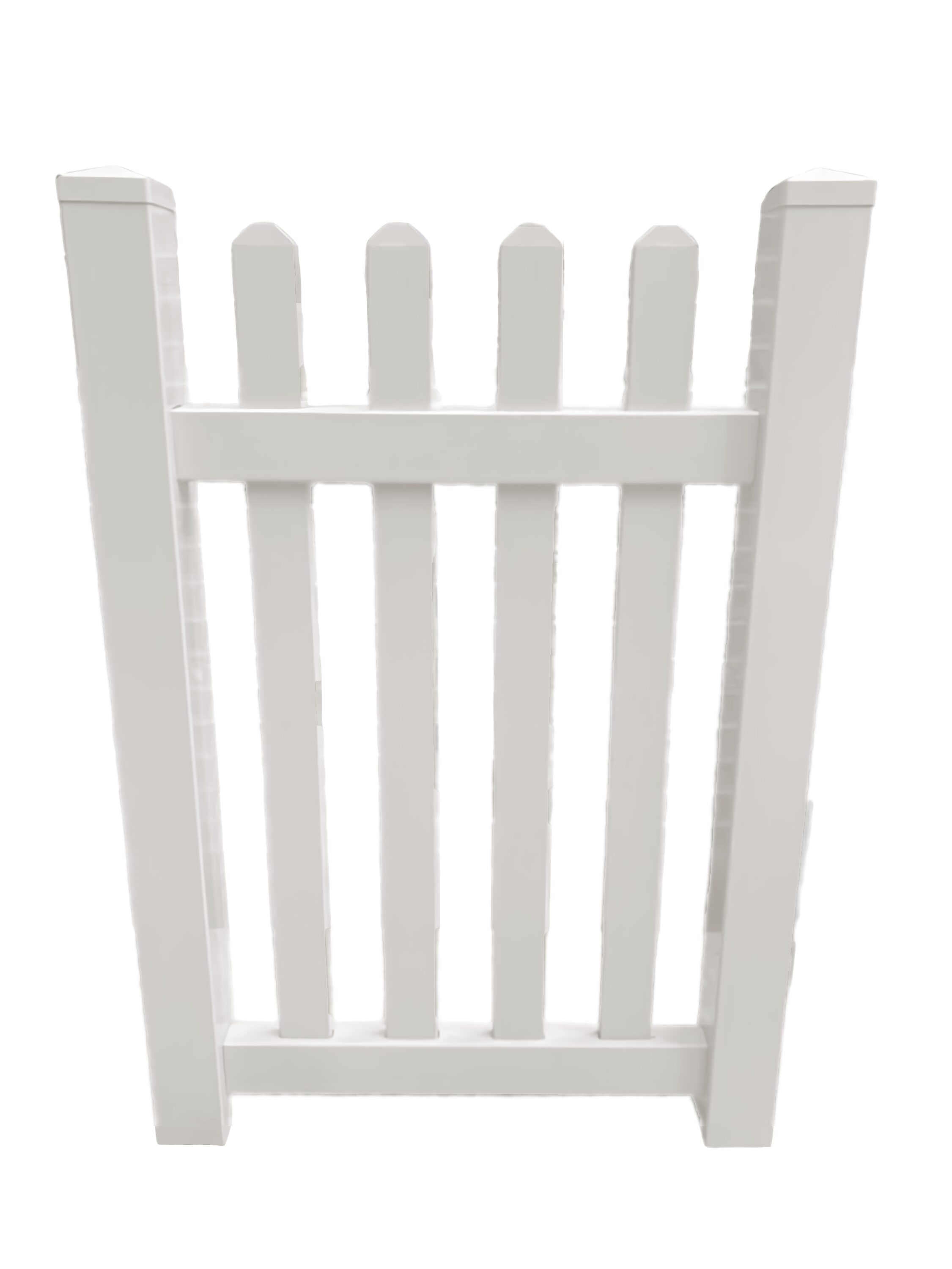 H H Custom Made Vinyl Fence 6 Ft H X 4 Ft W White Vinyl Fence Gate At   64102118 