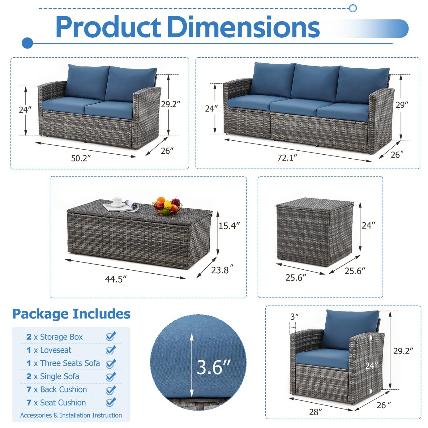AECOJOY 16080DL-LS01 Patio-Sofas-Daybeds - View #5