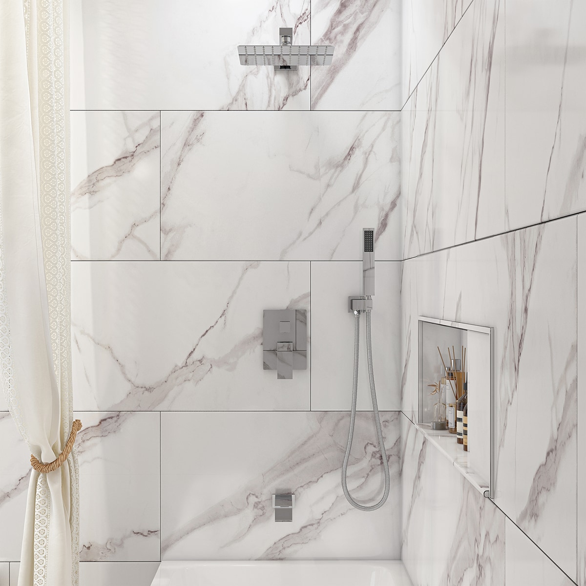 Mondawe AM-S008AC-10CH Showerhead-Bar-Panels - View #5