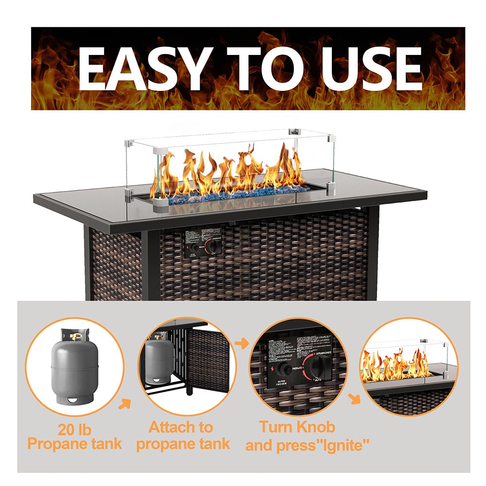 Runesay FIREPIT04 Outdoor-Gas-Firepits - View #6