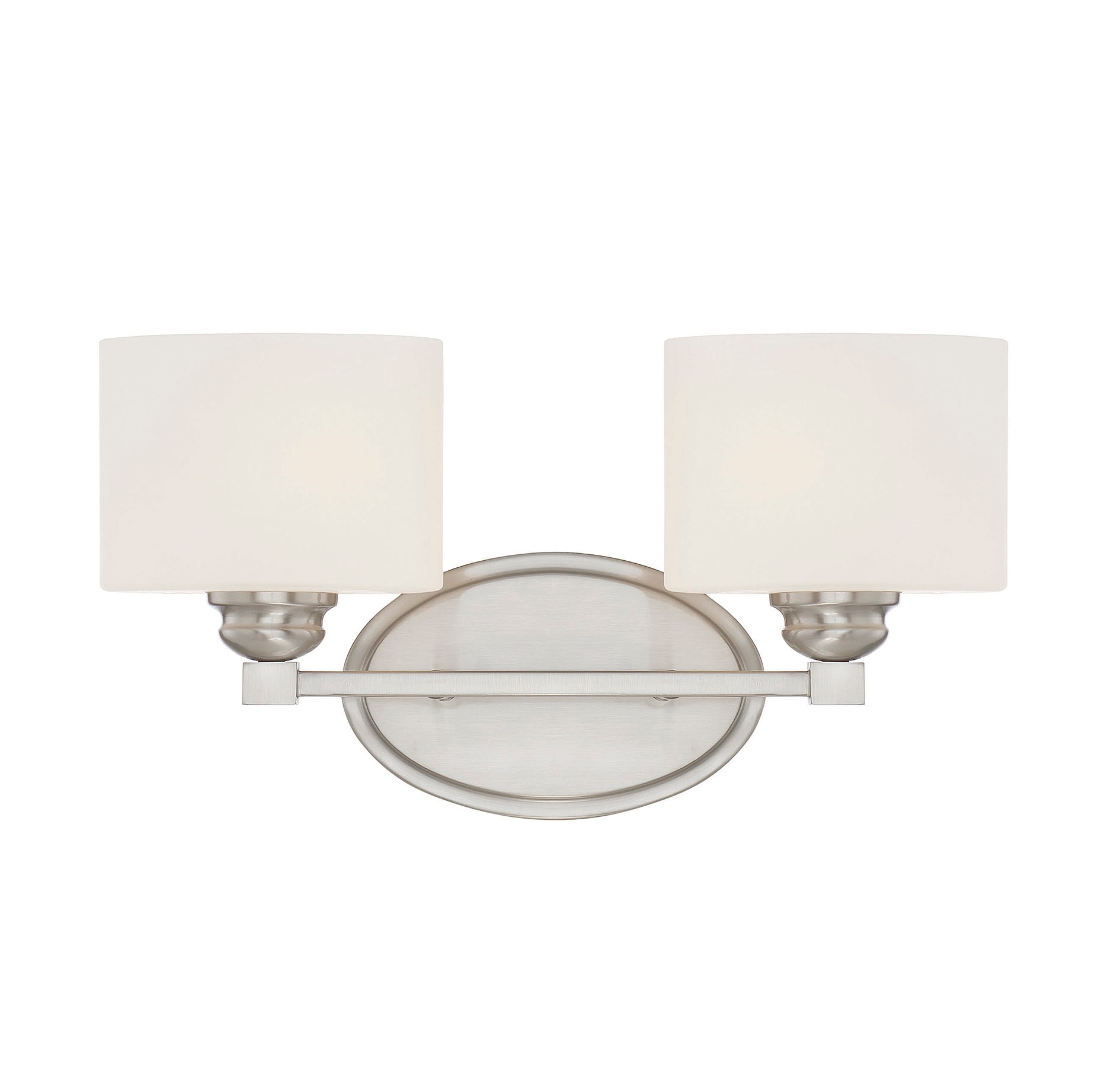 Savoy House Essentials 8-890-2-SN Kane 16-in 2 -Light Satin Nickel Transitional Vanity light