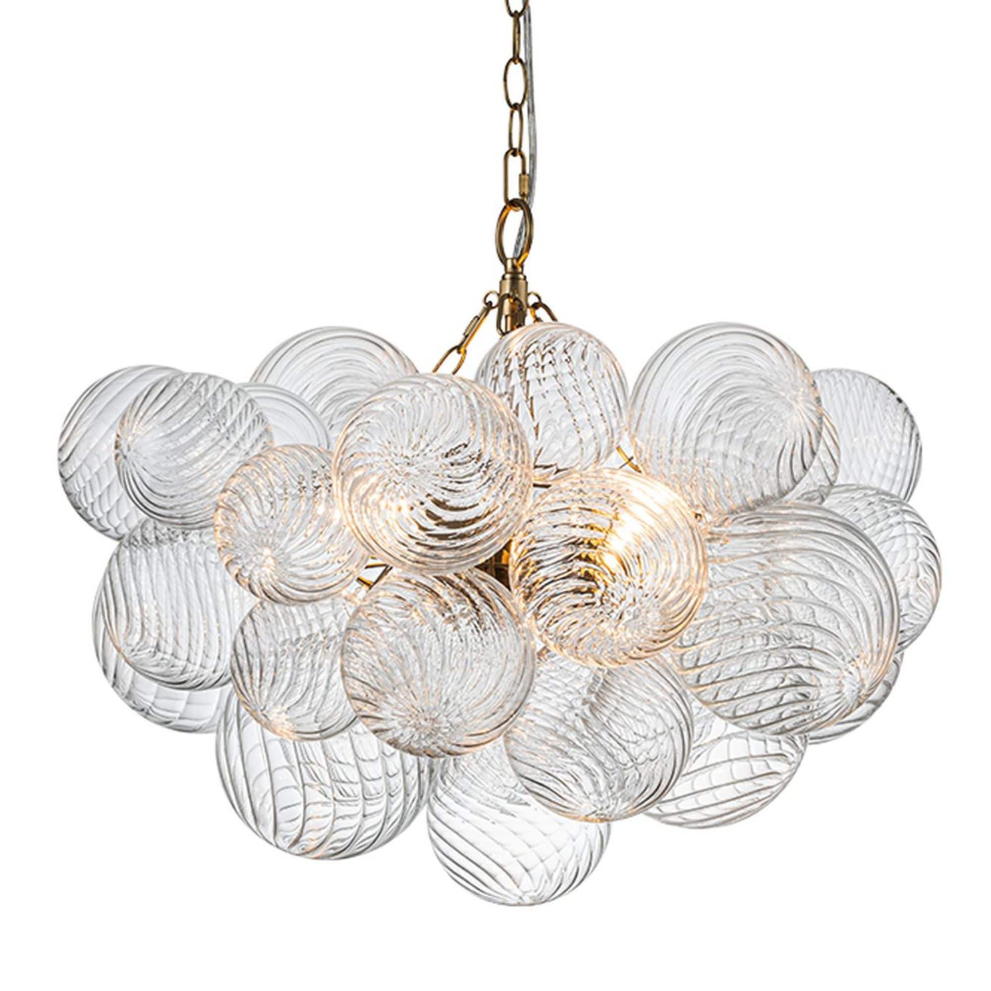 HUOKU PD1045511L Neuvy 3 -Light Brass Modern/contemporary For Use in Bedrooms, Dining Rooms, Foyers, Kitchens, Living Rooms Chandelier