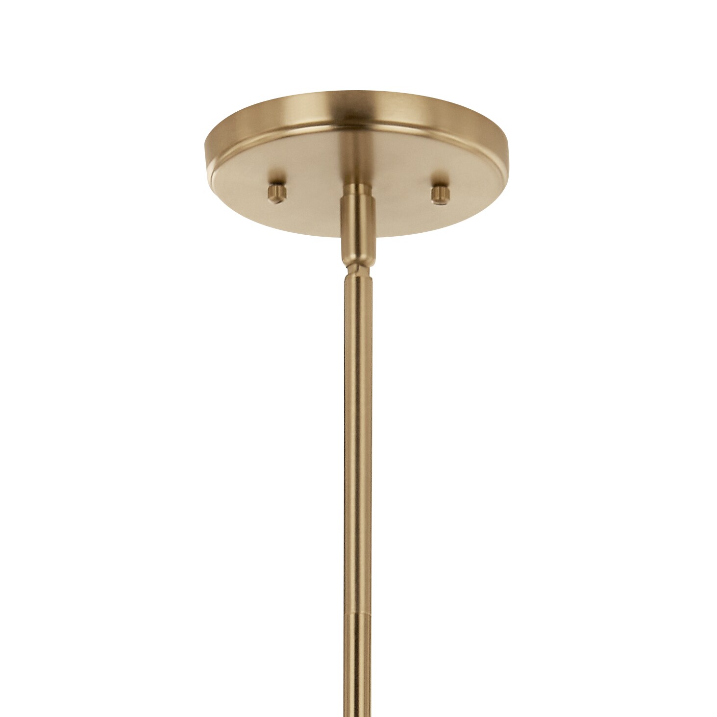 Champagne Bronze Mini Chandelier with Clear Fluted Glass Shades
