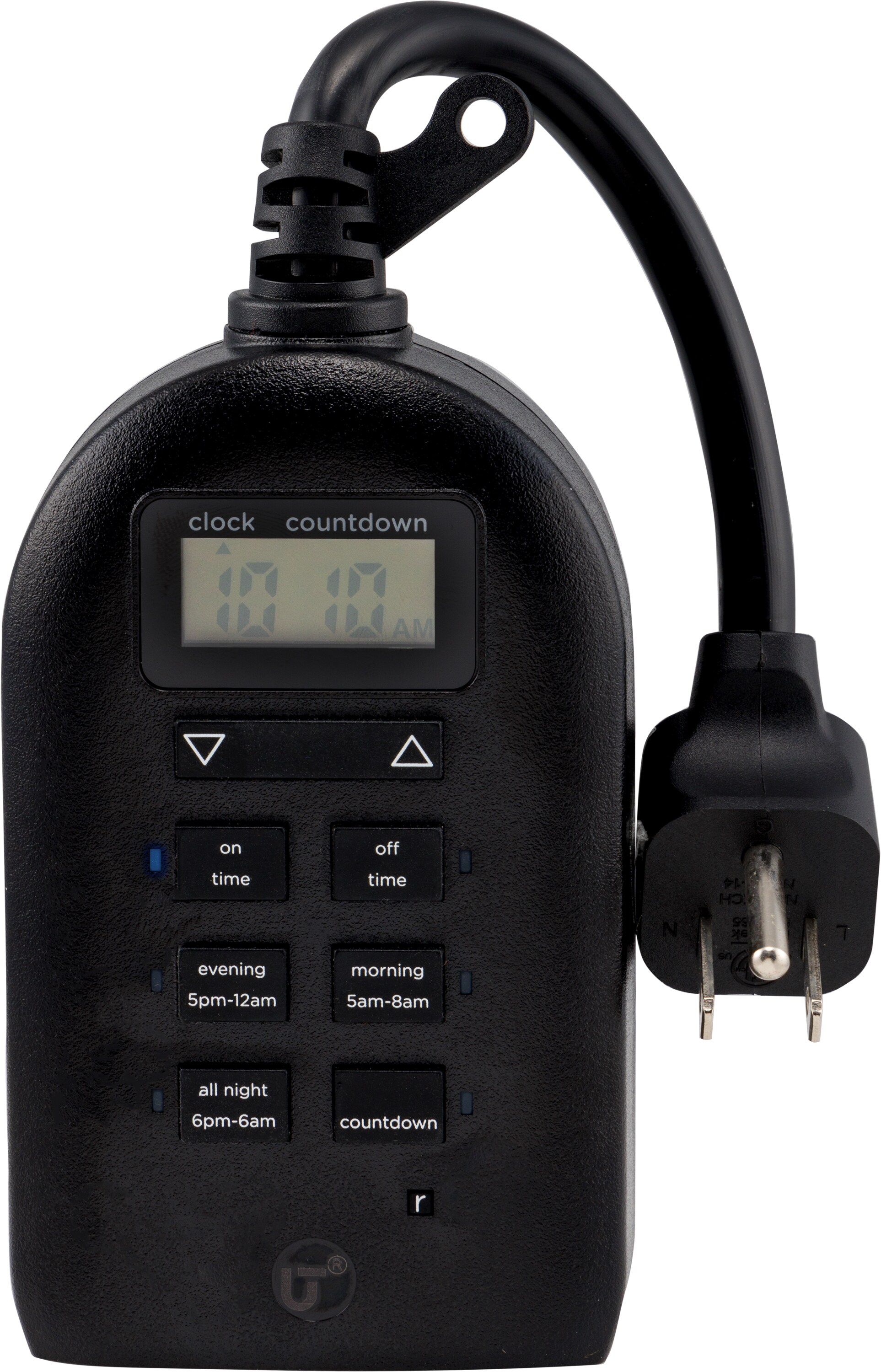 Utilitech 15-Amps 120-volt Indoor or Outdoor 2-Outlet Programmable ...