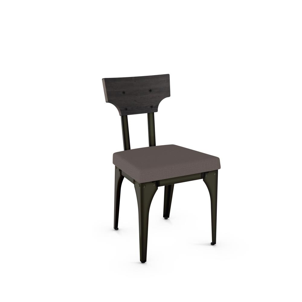 Amisco 31661-WE/2B51HDF484 Set of 2 Rally Contemporary/Modern Polyester/Polyester Blend Upholstered Dining Side Chair (Metal Frame)