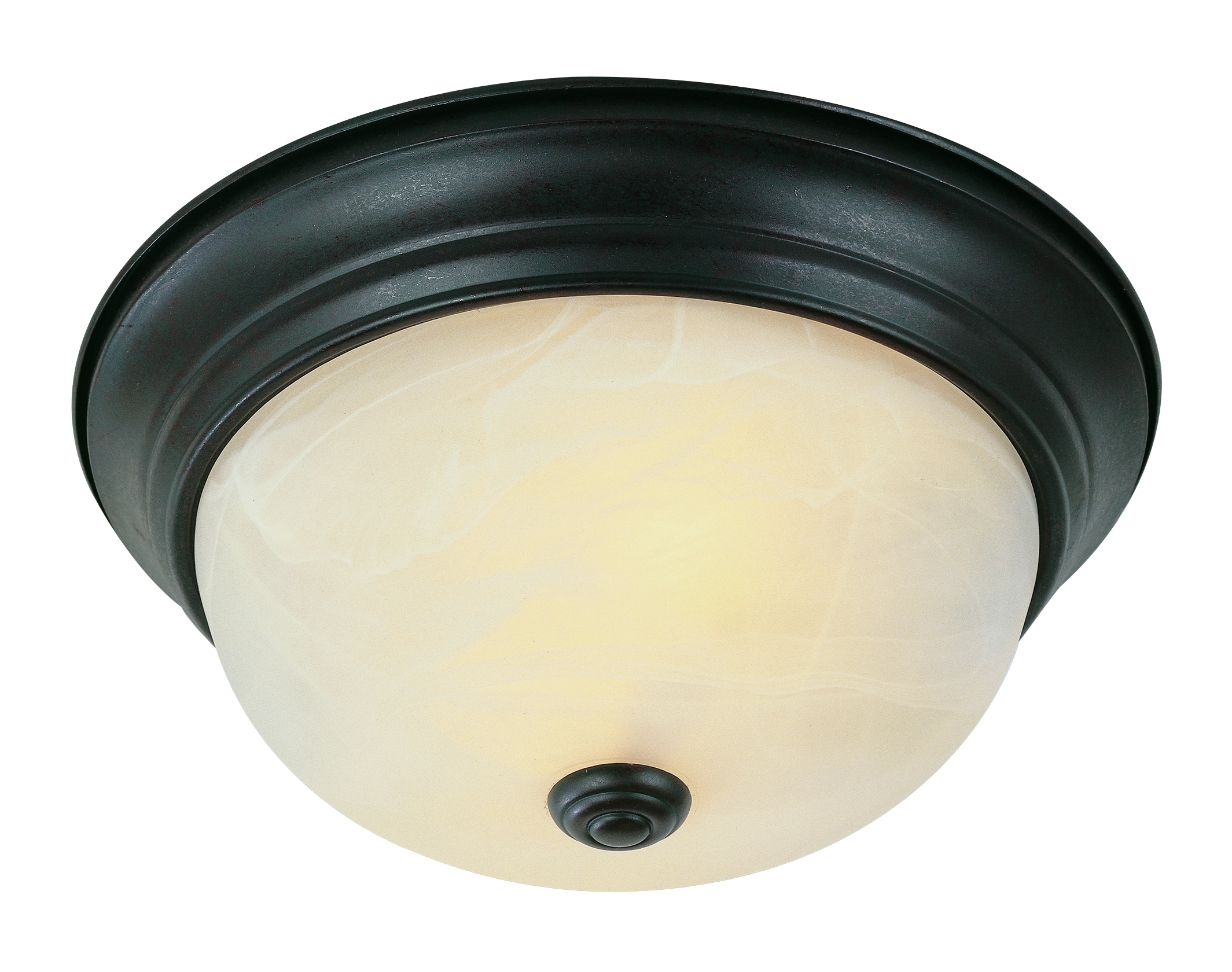 Trans Globe 13617 ROB Browns 2 -Light 6-in Oil-rubbed Multiple colors/finishes Flush Mount Light